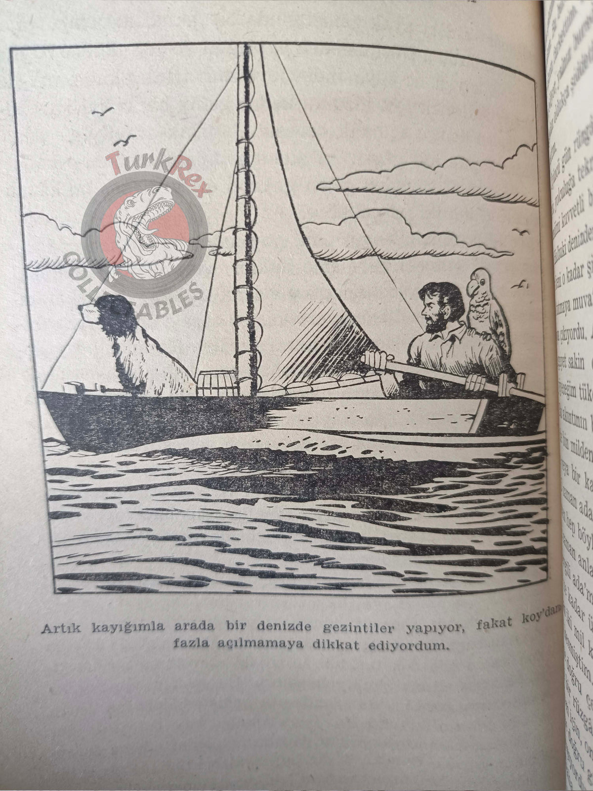 Daniel Defoe – Robinson Crusoe 1965 Turkish Book Turkey Illustrated
