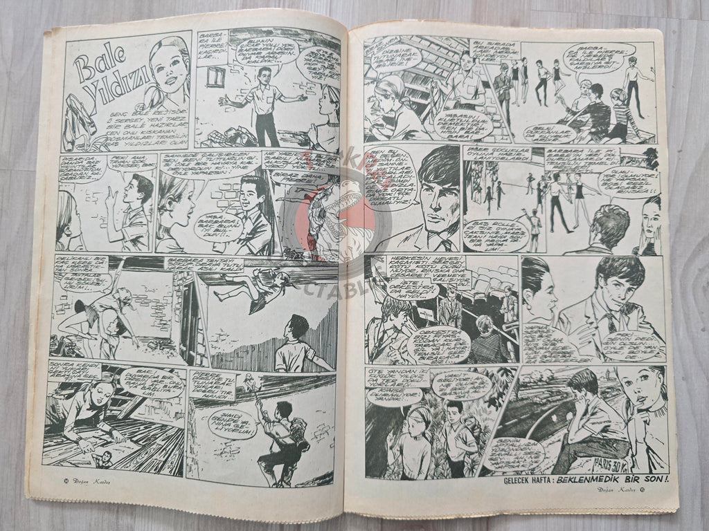 Doğan Kardeş 1971 Magazine #32 Turkish Comic Turkey Sinbad the Sailor Alice In Wonderland