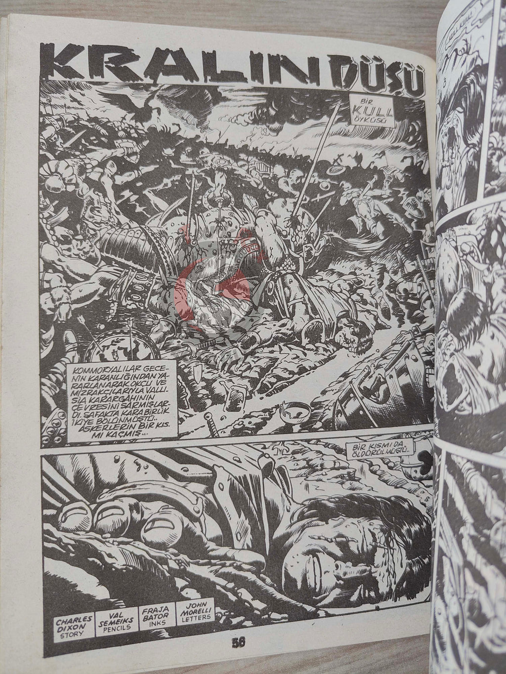 Conan ve Barbarlar #5 1994 Red Sonja & King Kull Turkish Comic Turkey