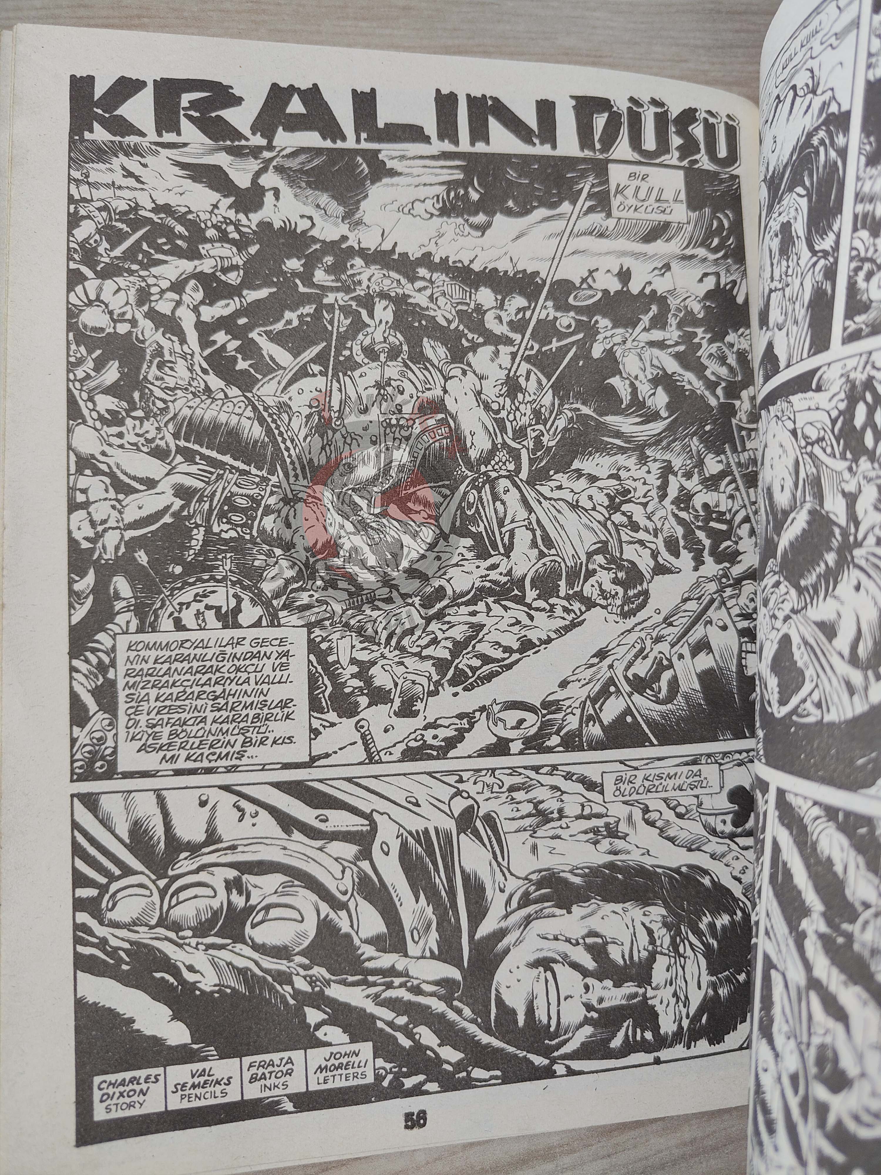 Conan ve Barbarlar #5 1994 Red Sonja & King Kull Turkish Comic Turkey