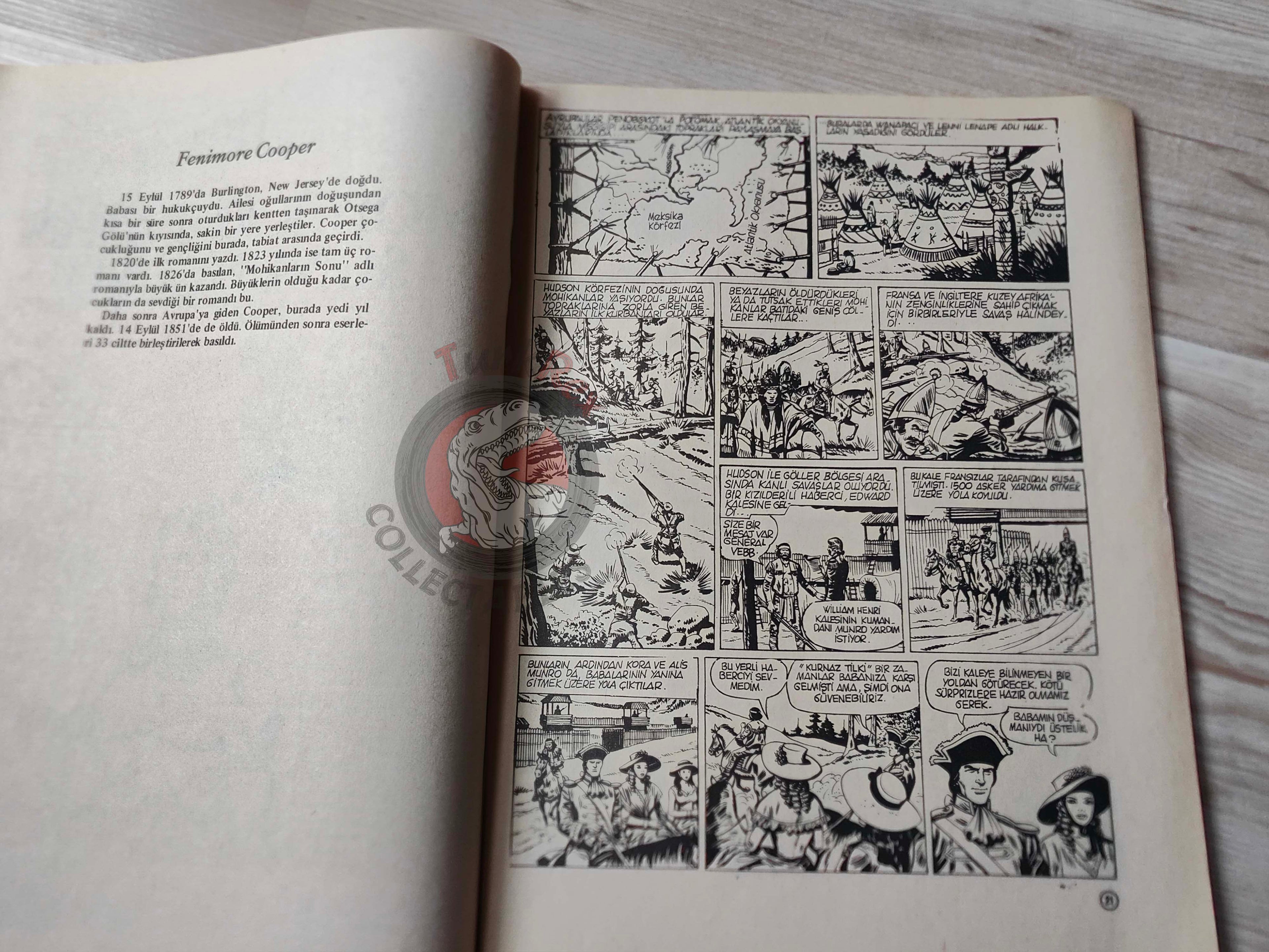 Milliyet Çocuk #27 1979 Turkish Comic Turkey Joyas Literarias Juveniles #12 Fenimore Cooper