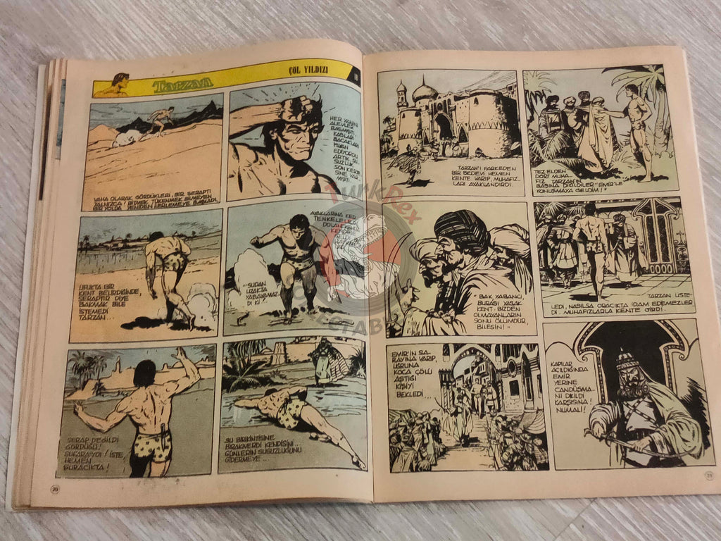 Milliyet Çocuk #18 1982 Turkish Comic Turkey The Famous Five Bernard Prince Tarzan Stefi