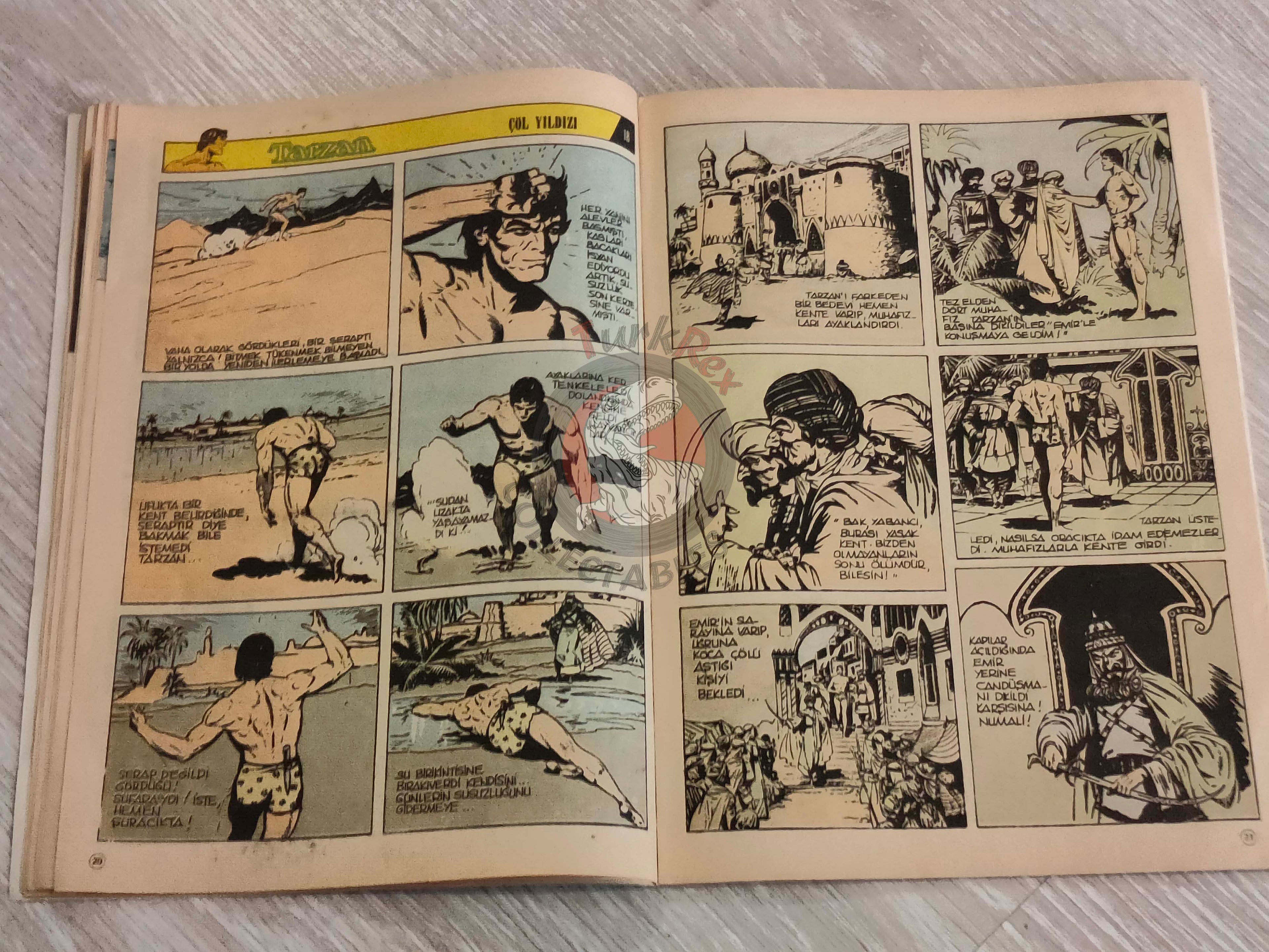 Milliyet Çocuk #18 1982 Turkish Comic Turkey The Famous Five Bernard Prince Tarzan Stefi