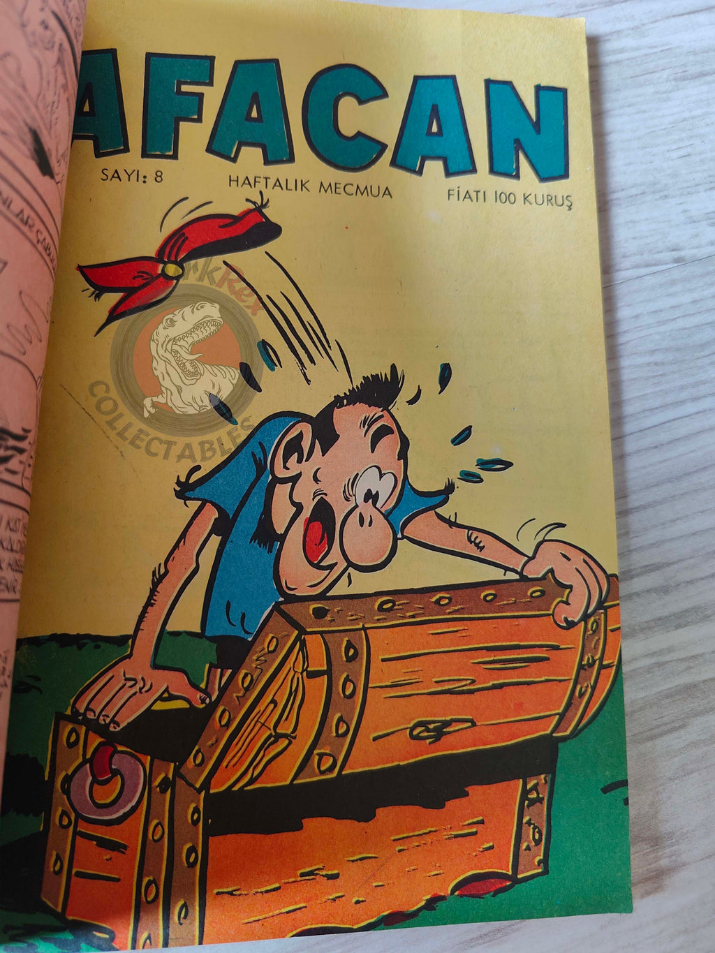 Le Vieux Nick et Barbe-Noire - L'île de la main ouverte 1970 Turkish Comic Turkey