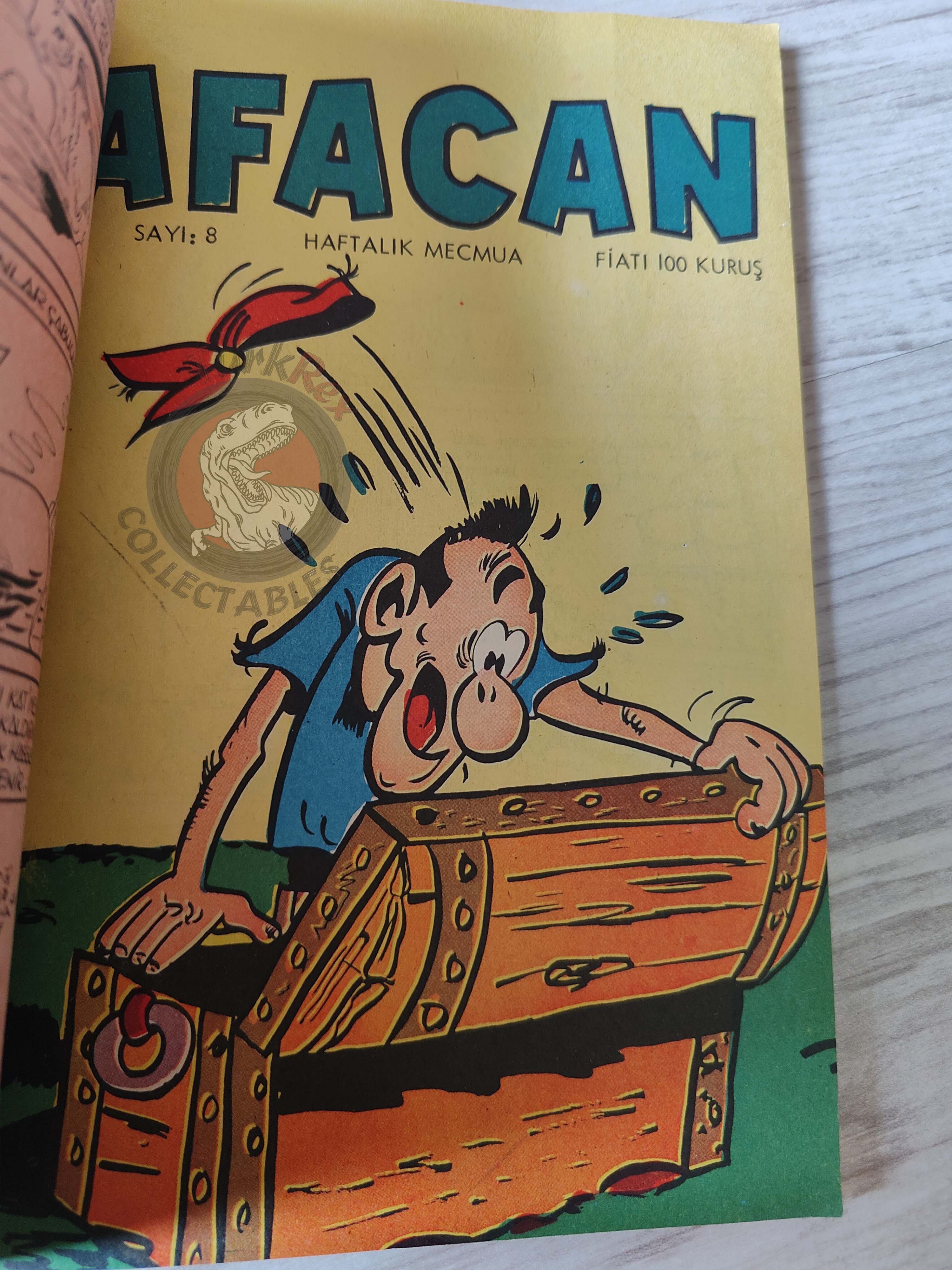 Le Vieux Nick et Barbe-Noire - L'île de la main ouverte 1970 Turkish Comic Turkey