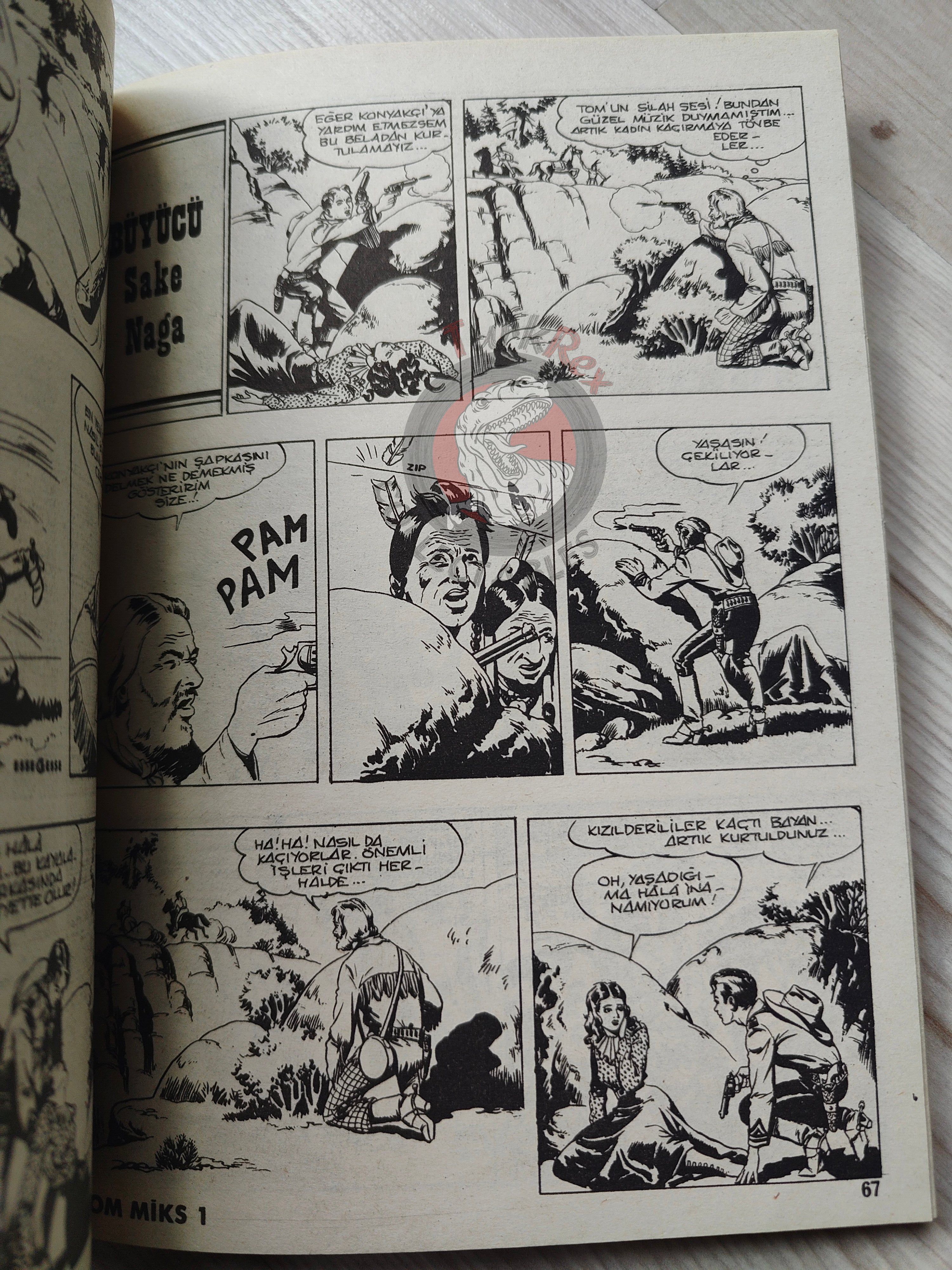 Capitan Miki #1 Il Ranger del Nevada Turkish Comic Turkey EsseGesse