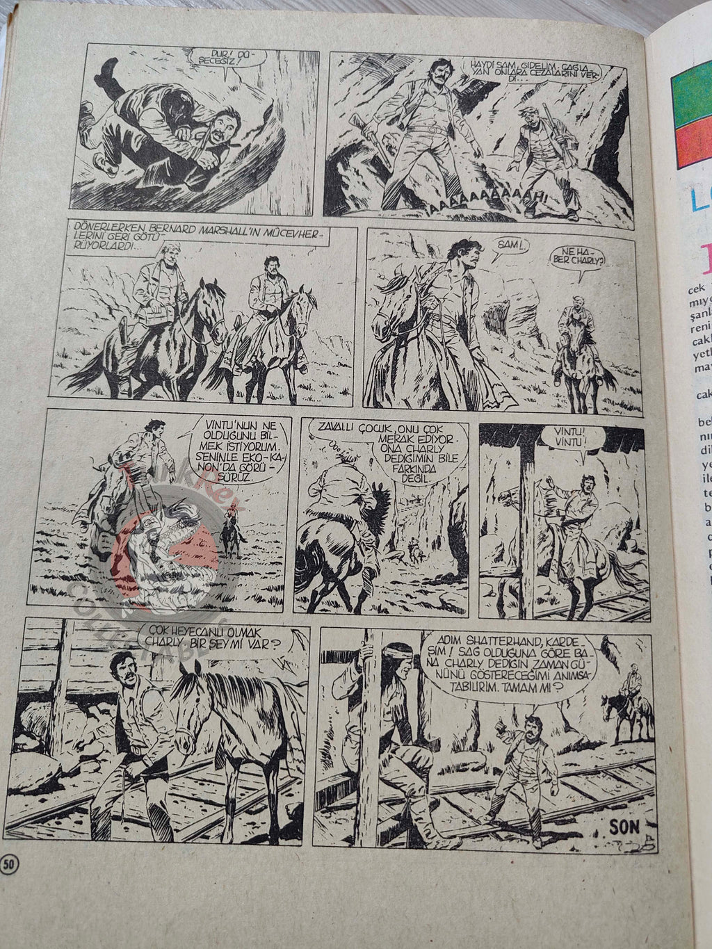 Milliyet Çocuk #17 1979 Turkish Comic Turkey Joyas Literarias Juveniles #87 Karl May