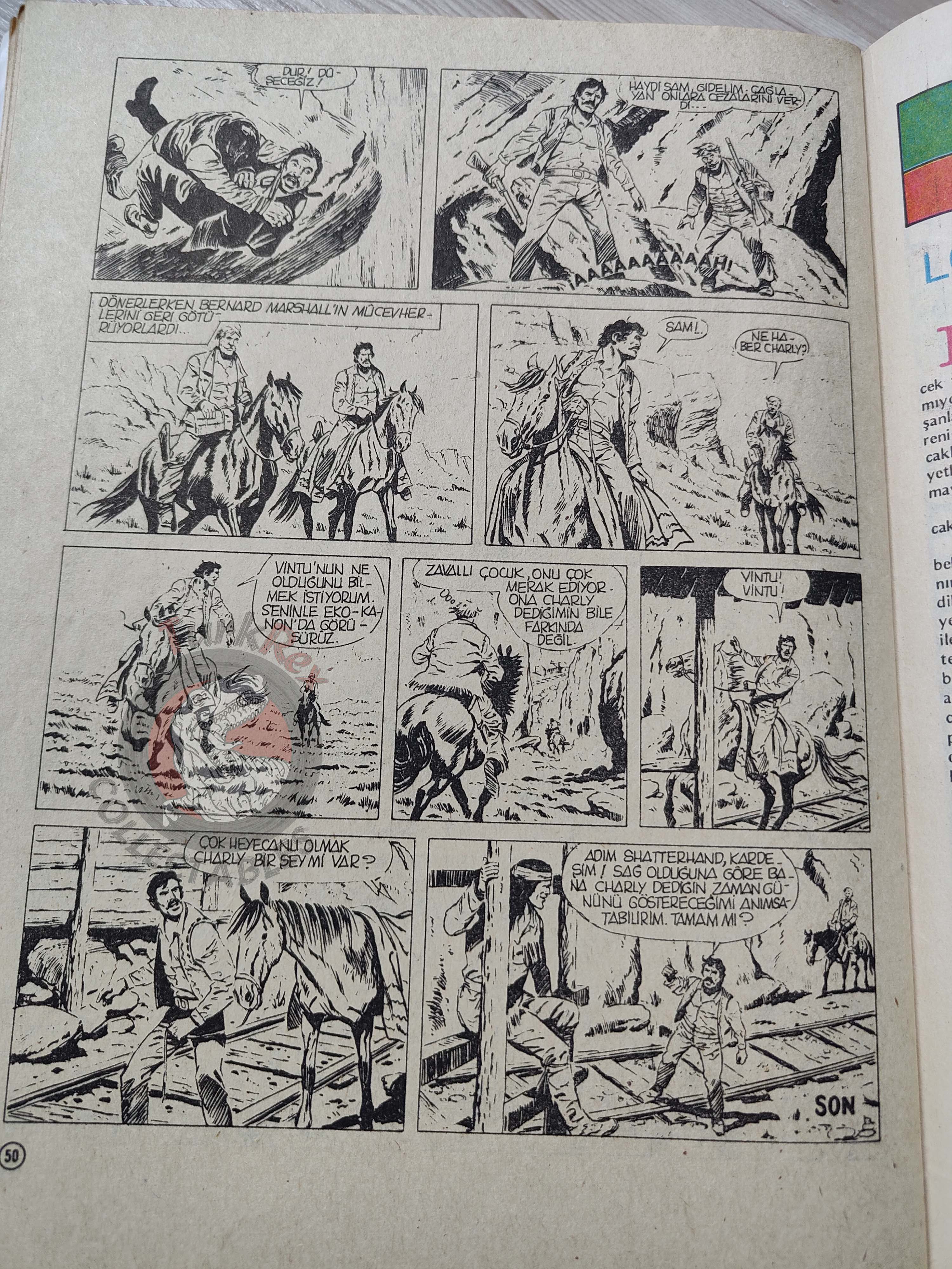 Milliyet Çocuk #17 1979 Turkish Comic Turkey Joyas Literarias Juveniles #87 Karl May