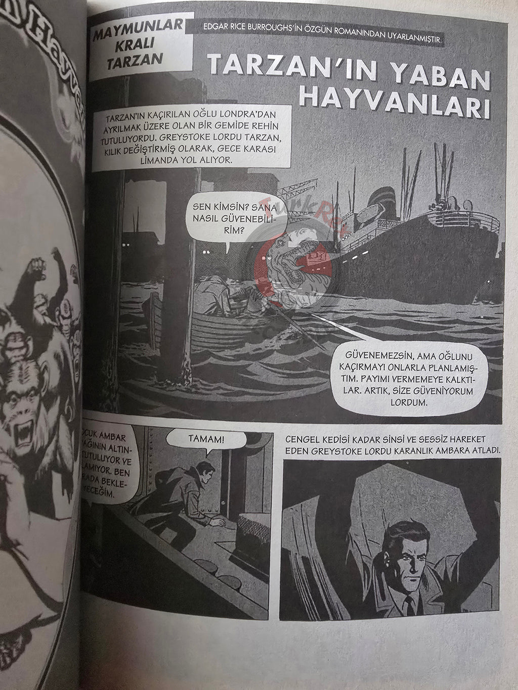 The Tarzan Comics Library #1 - Tarzan of the Apes Turkish Comic Turkey Russ Manning