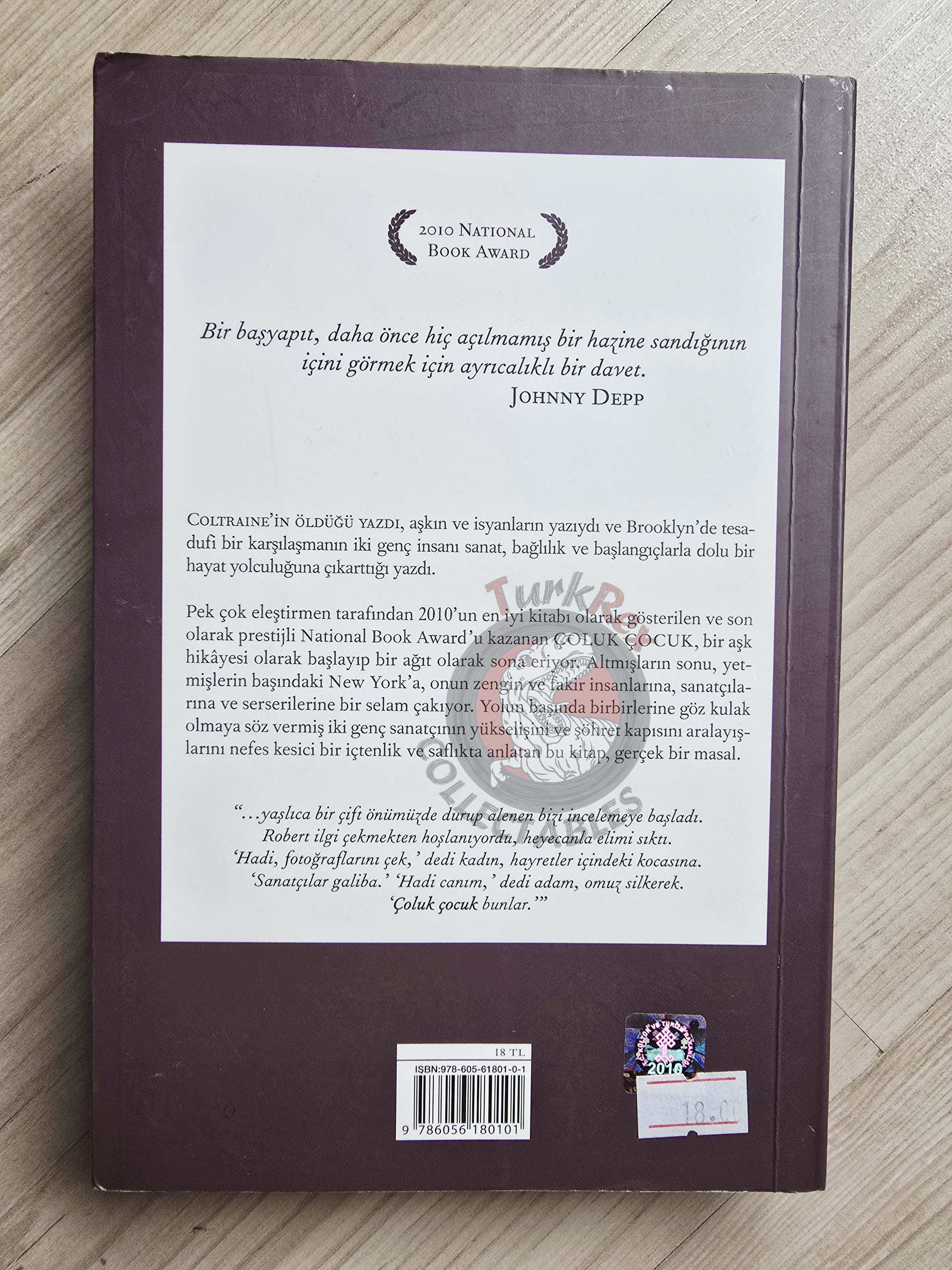 Patti Smith – Just Kids 2010 Turkish Book Turkey