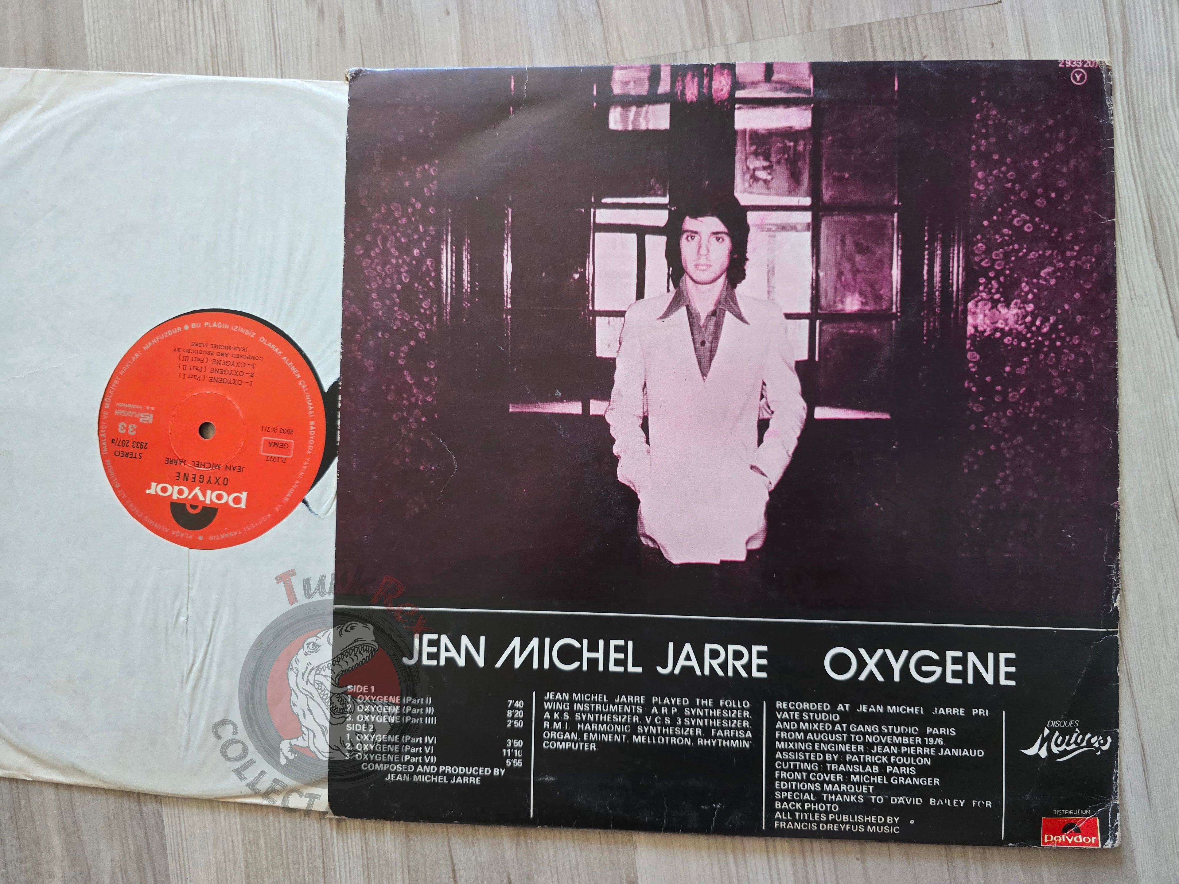 Jean-Michel Jarre – Oxygène Turkish Pressing Vinyl Turkey Edition 1