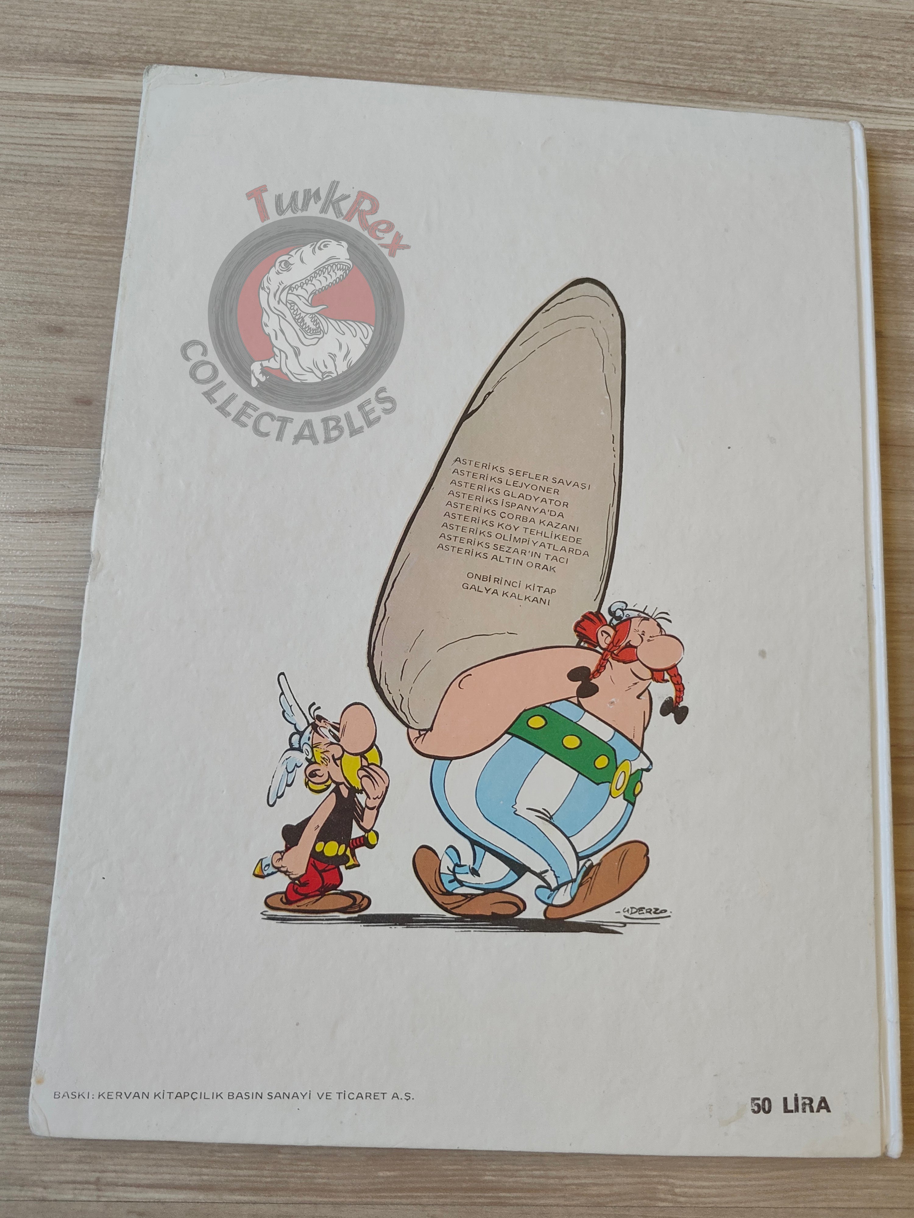 Asterix – Asterix and the Golden Sickle 1977 Turkish Edition Comic Turkey