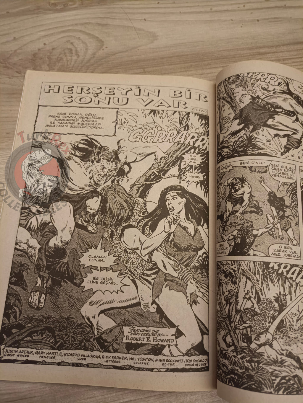 Kral Conan #26 The Barbarian #239 #240 Turkish Comic Turkey SSOC #89