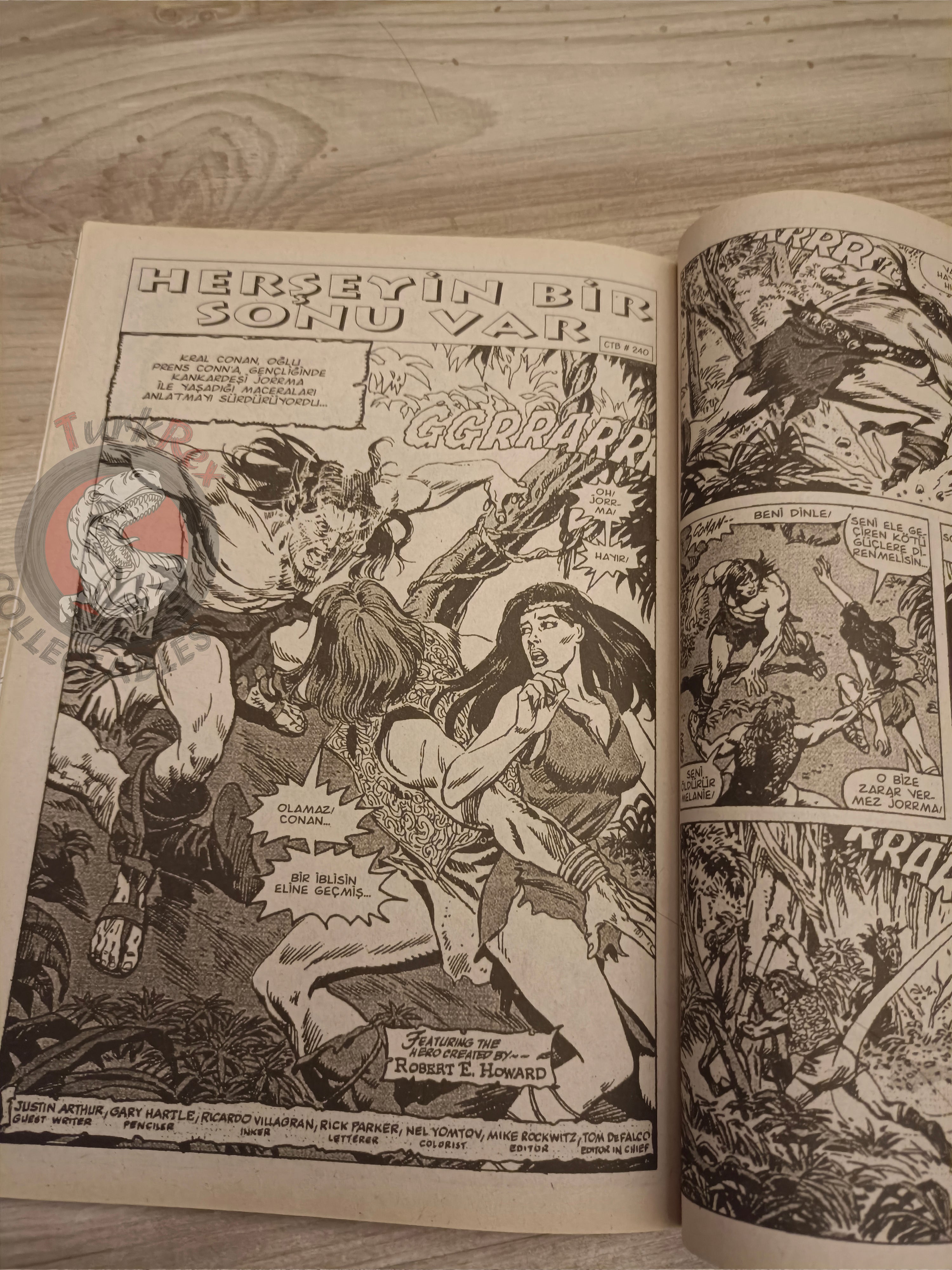 Kral Conan #26 The Barbarian #239 #240 Turkish Comic Turkey SSOC #89
