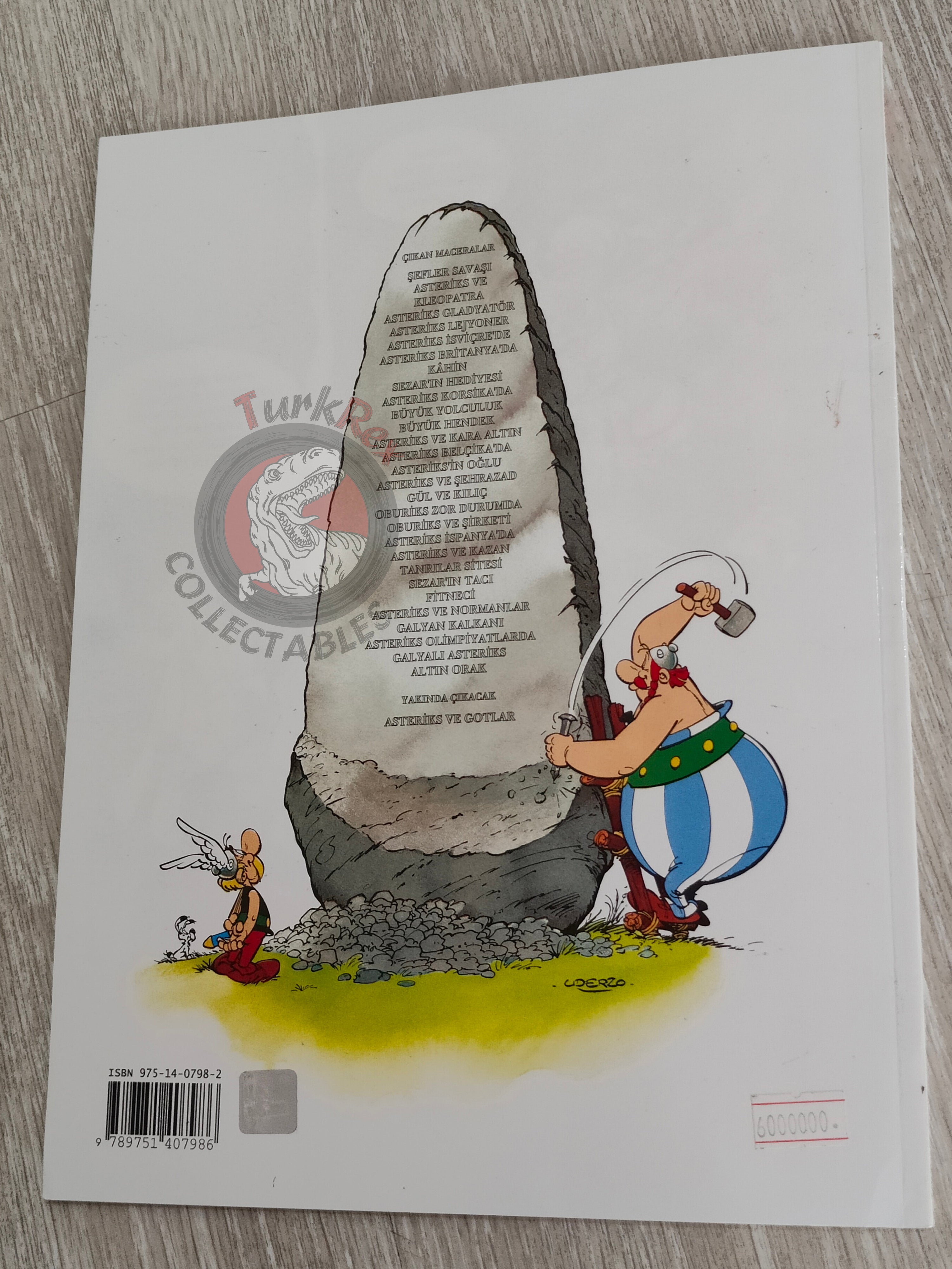 Asterix – Asterix and the Golden Sickle 2001 1st Edition Turkish Edition Comic Turkey