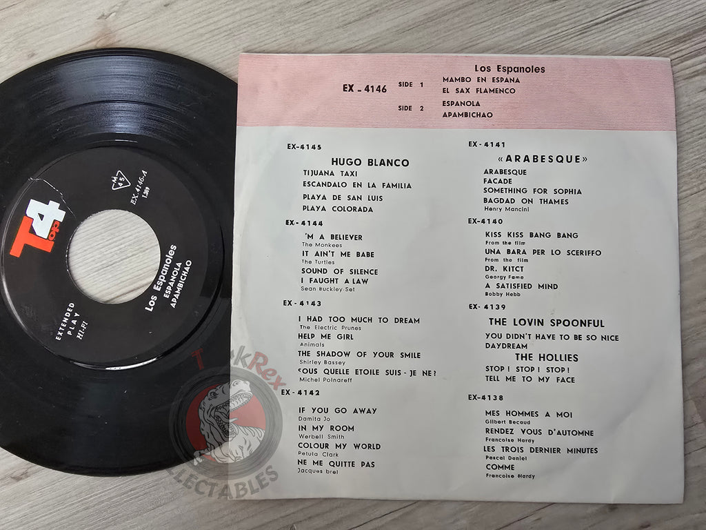 Los Españoles – Espanola / Apambichao 7" Iran Pressing Vinyl Iranian Edition 2