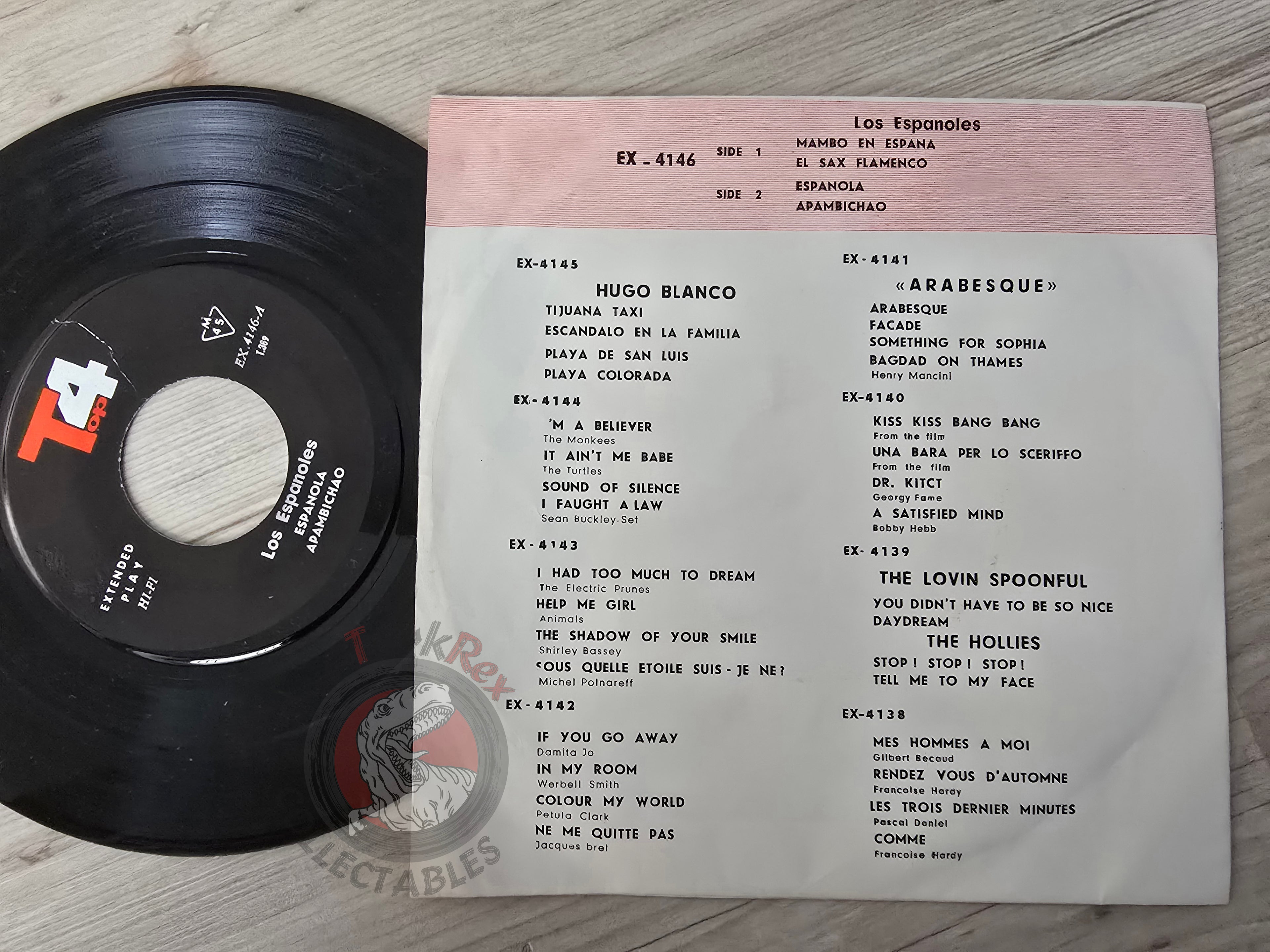 Los Españoles – Espanola / Apambichao 7" Iran Pressing Vinyl Iranian Edition 2