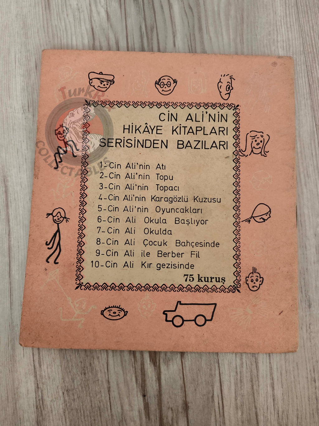 Cin Ali Series 3 – Rasim Kaygusuz 1970s Turkish Book Turkey Illustrated Education