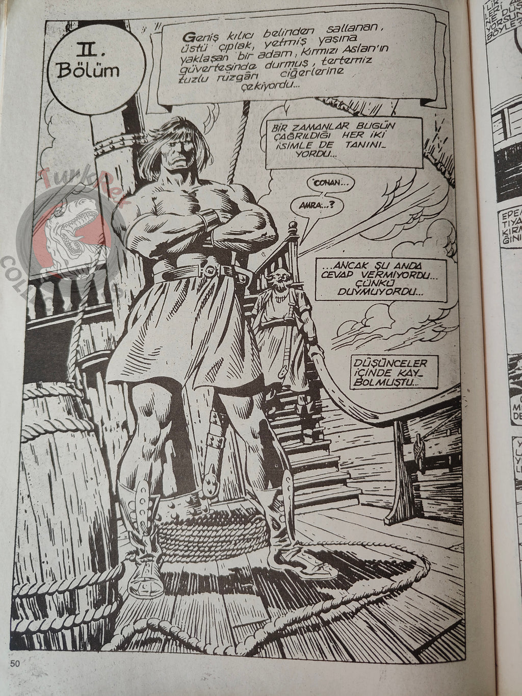 Imparator Conan #13 Conan the Barbarian King Size Annual #7 Turkish Comic Turkey Chris Achilleos