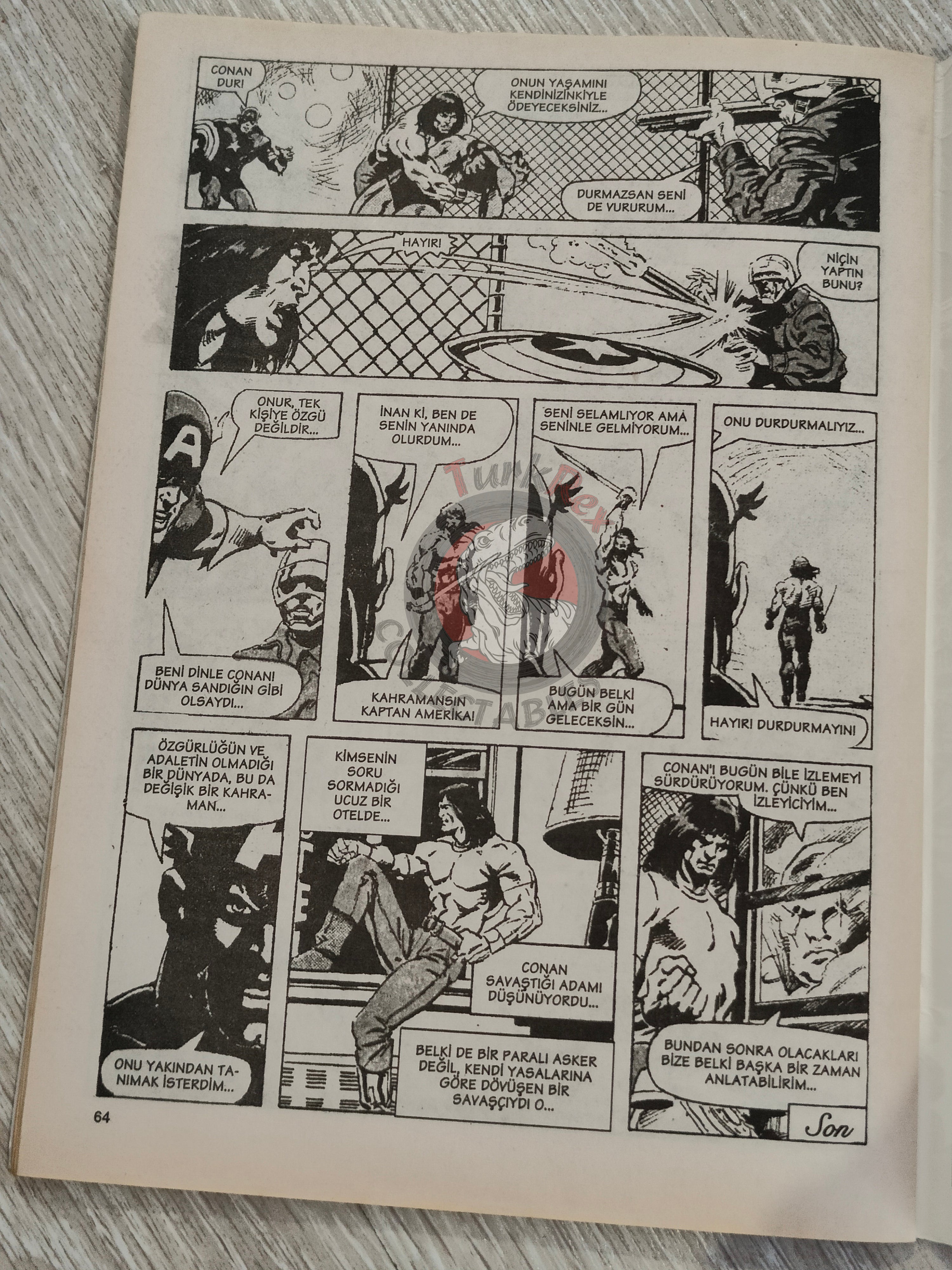 Conan #30 What If #13 the Barbarian Walked the Earth Today Turkish Comic Turkey