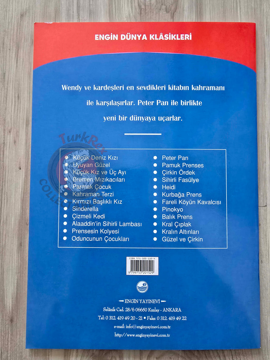 J. M. Barrie – Peter Pan 2007 Turkish Book Turkey Illustrated