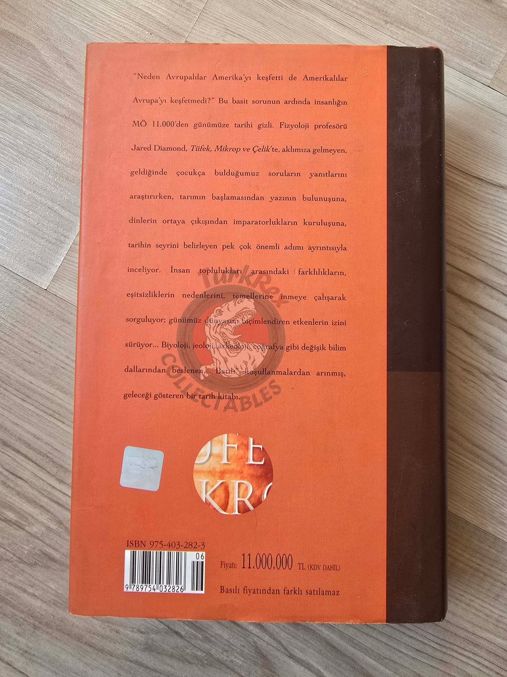 Jared Diamond – Guns, Germs, and Steel 2003 HC/DJ Turkish Book Turkey