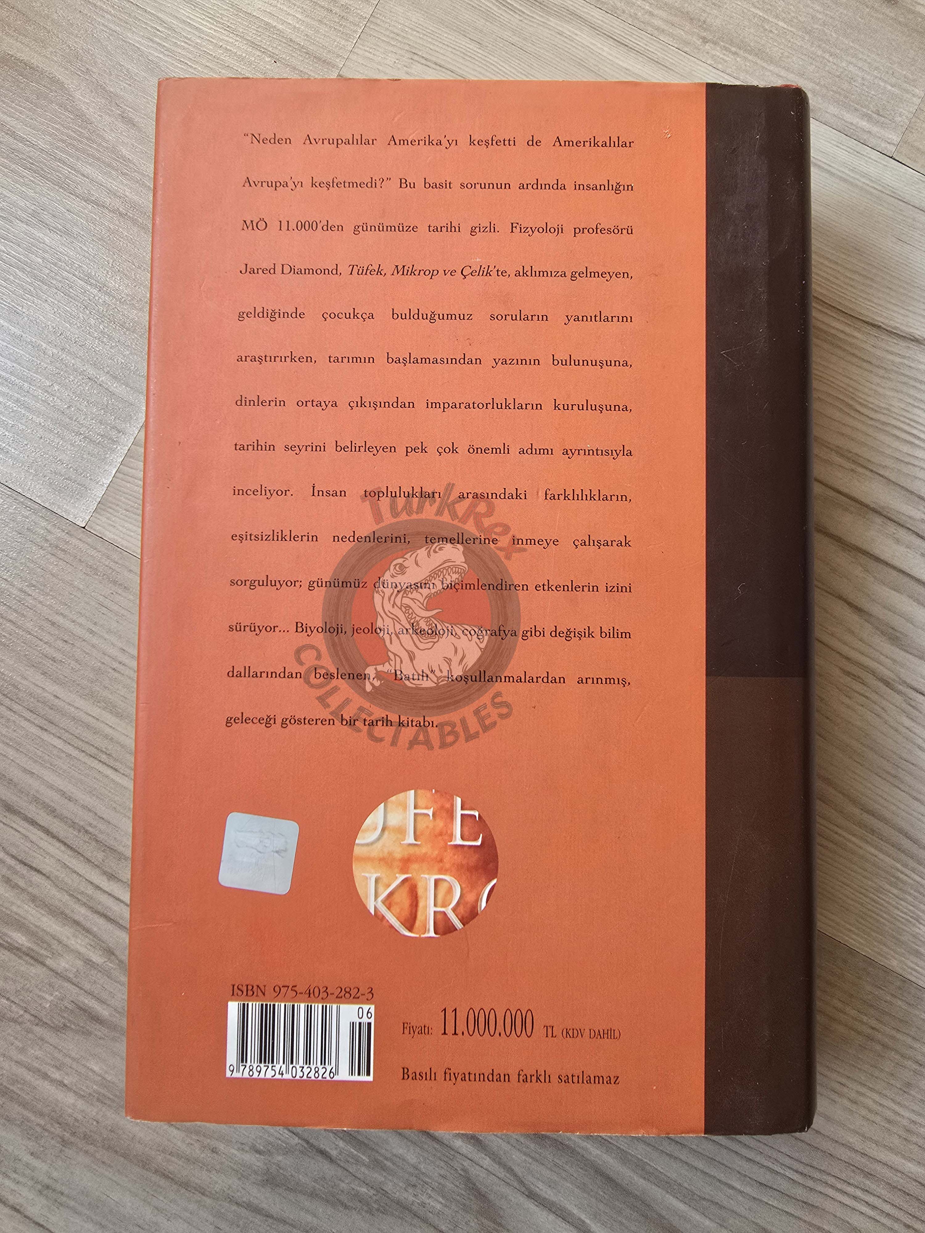 Jared Diamond – Guns, Germs, and Steel 2003 HC/DJ Turkish Book Turkey