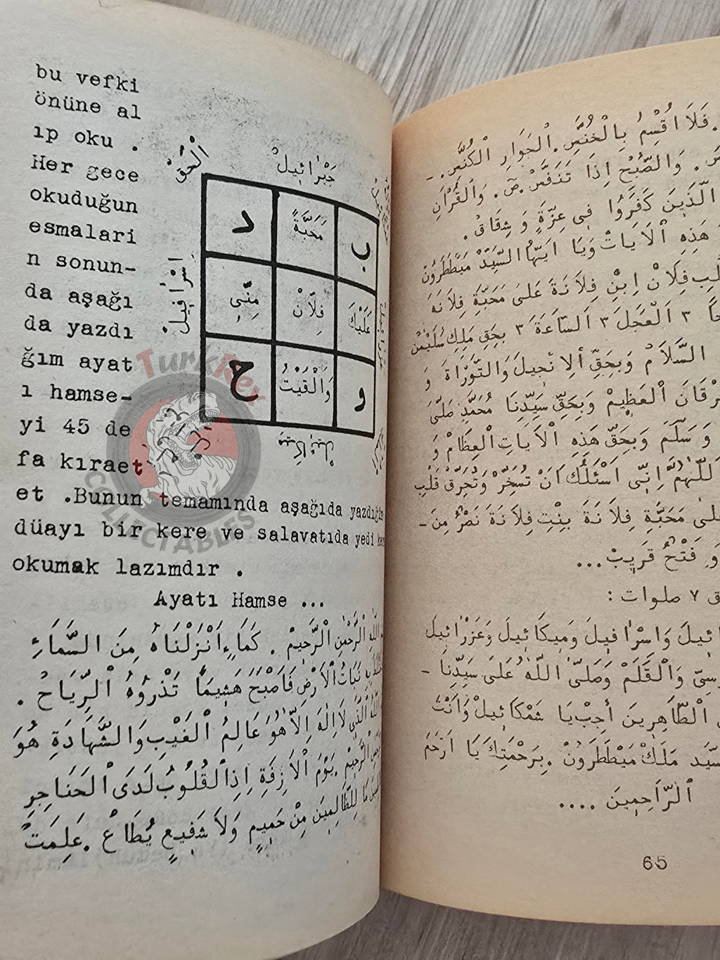 Hidden Sciences Vol 8 Islamic Occult Havass Vefq Spells Charm Turkish Book Islam Talisman