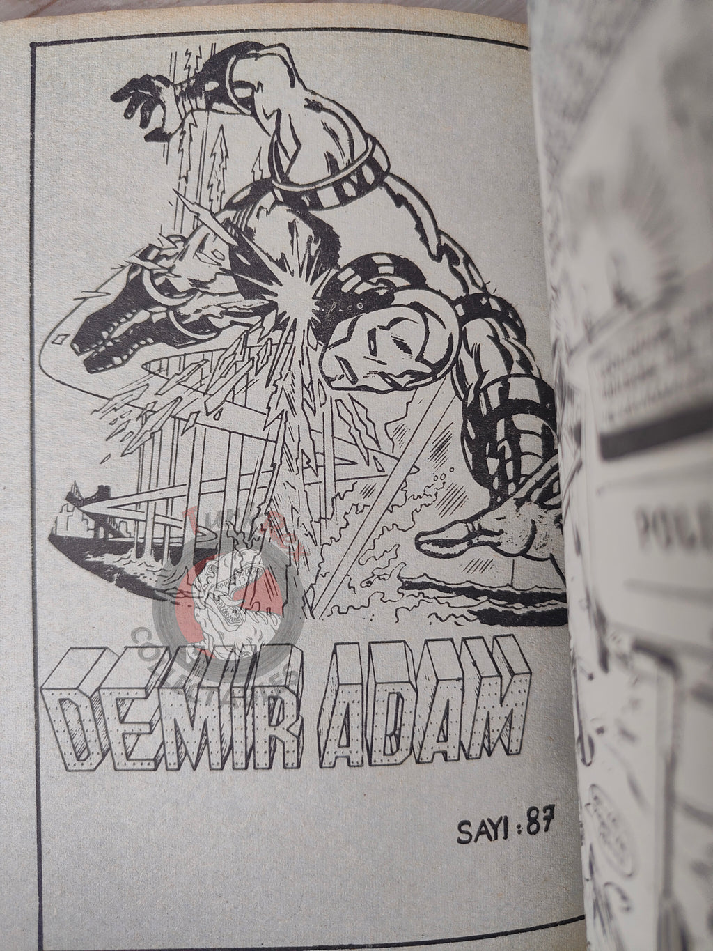 Iron Man #5 Demir Adam 1989 Turkish Comic Turkey #85 #86 #87 #88