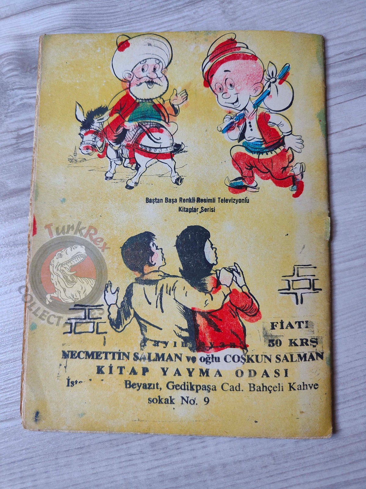 Mickey Mouse at Holiday – Walt Disney 1960s Turkish Book Turkey Illustrated