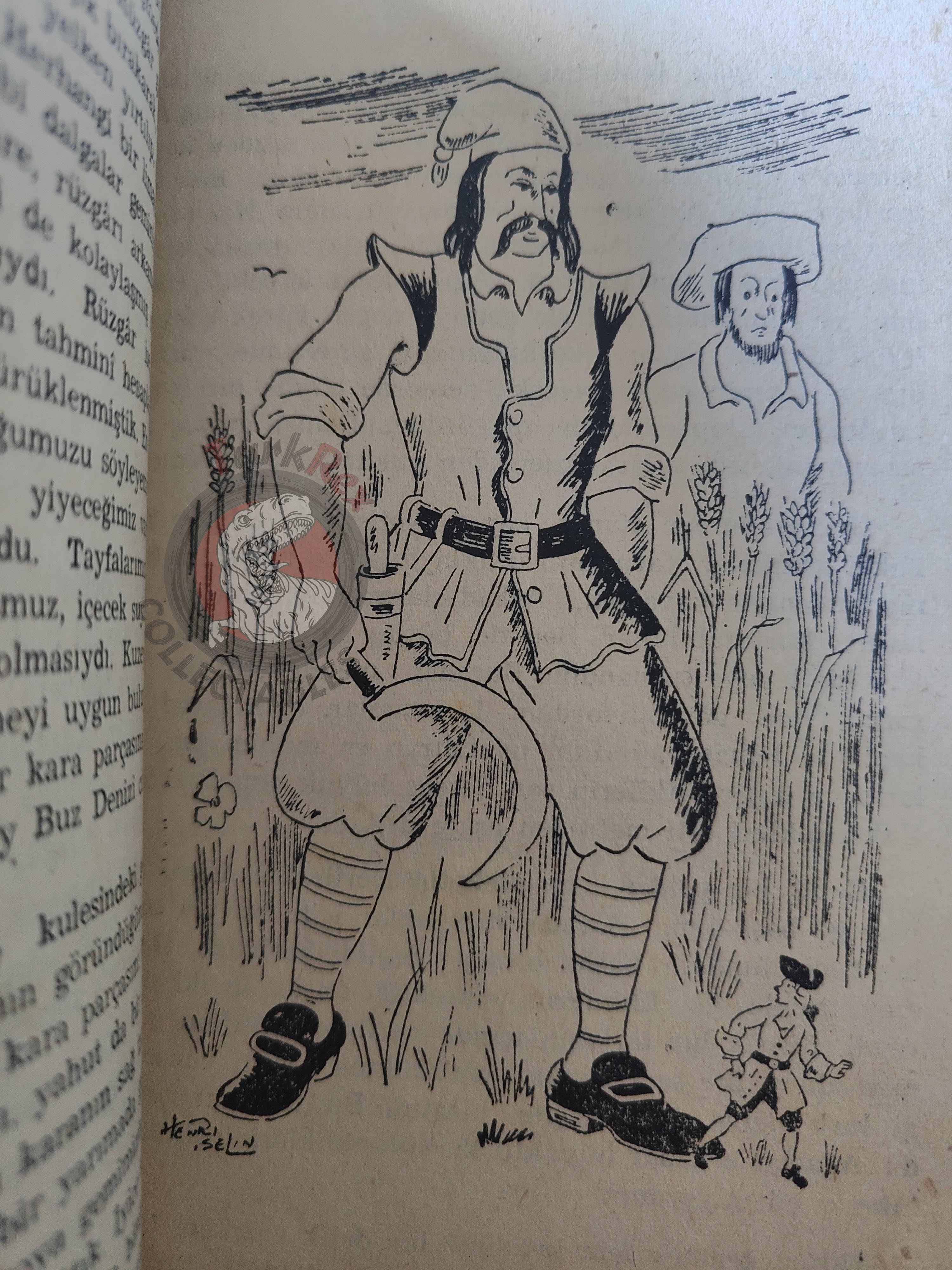 Jonathan Swift – Gulliver's Travels 1966 Turkish Book Turkey Illustrated Henri Iselin