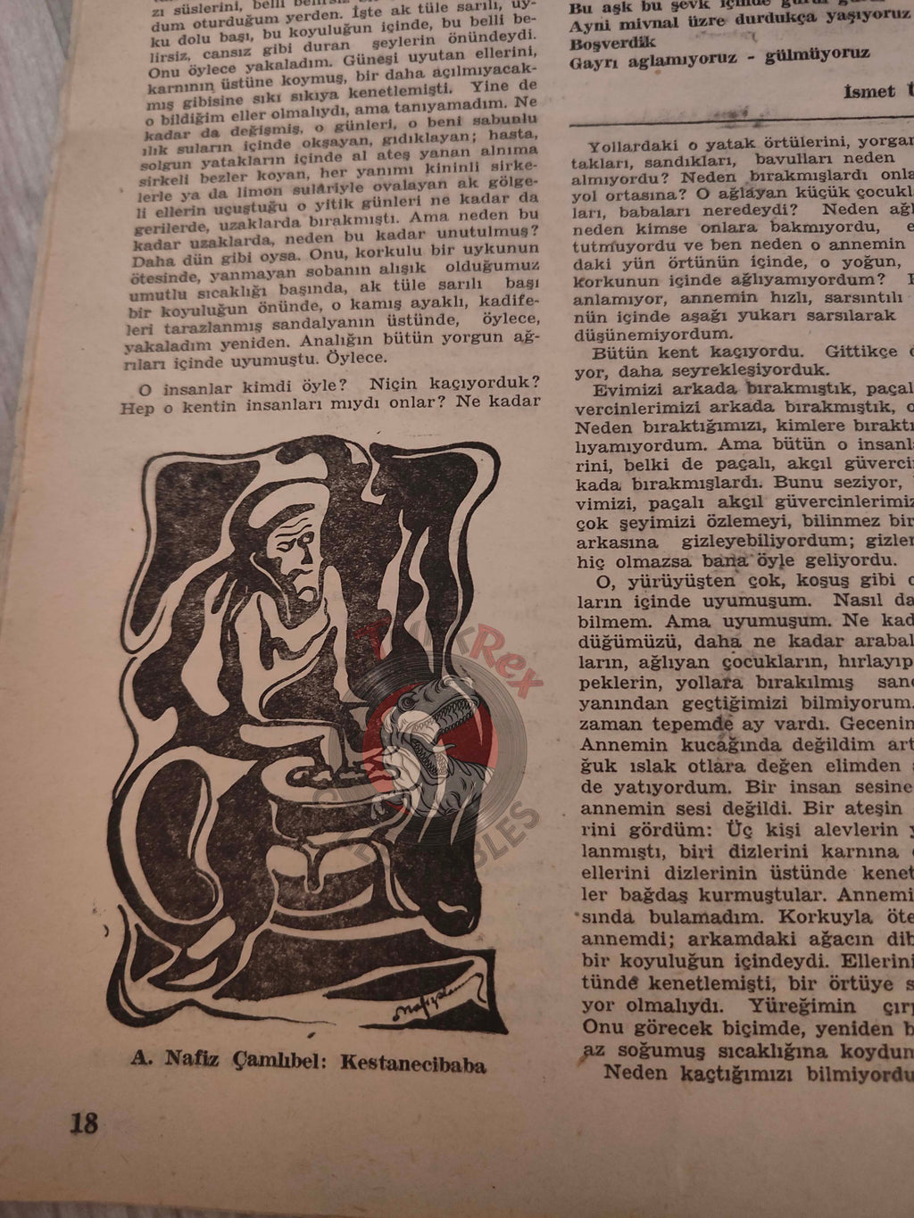 Varlık 1957 Alfred Noyes Turkish Literary Mag Turkey Karol Forster Marc Chagall