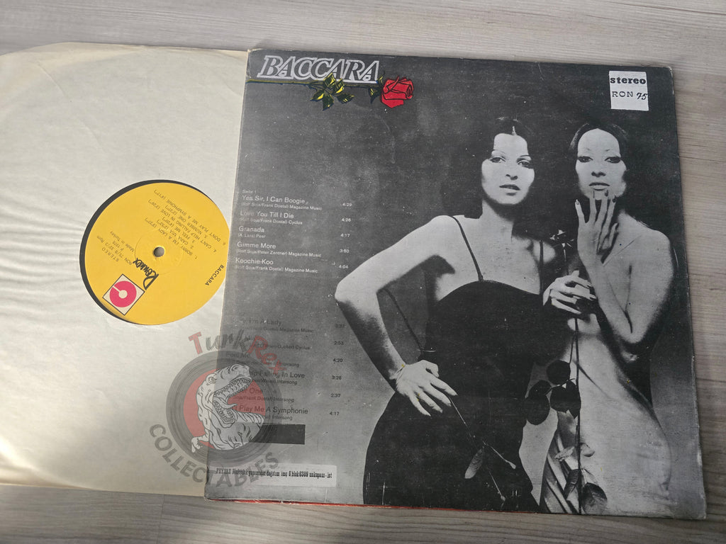 Baccara – Baccara Turkish Pressing Vinyl Turkey Edition