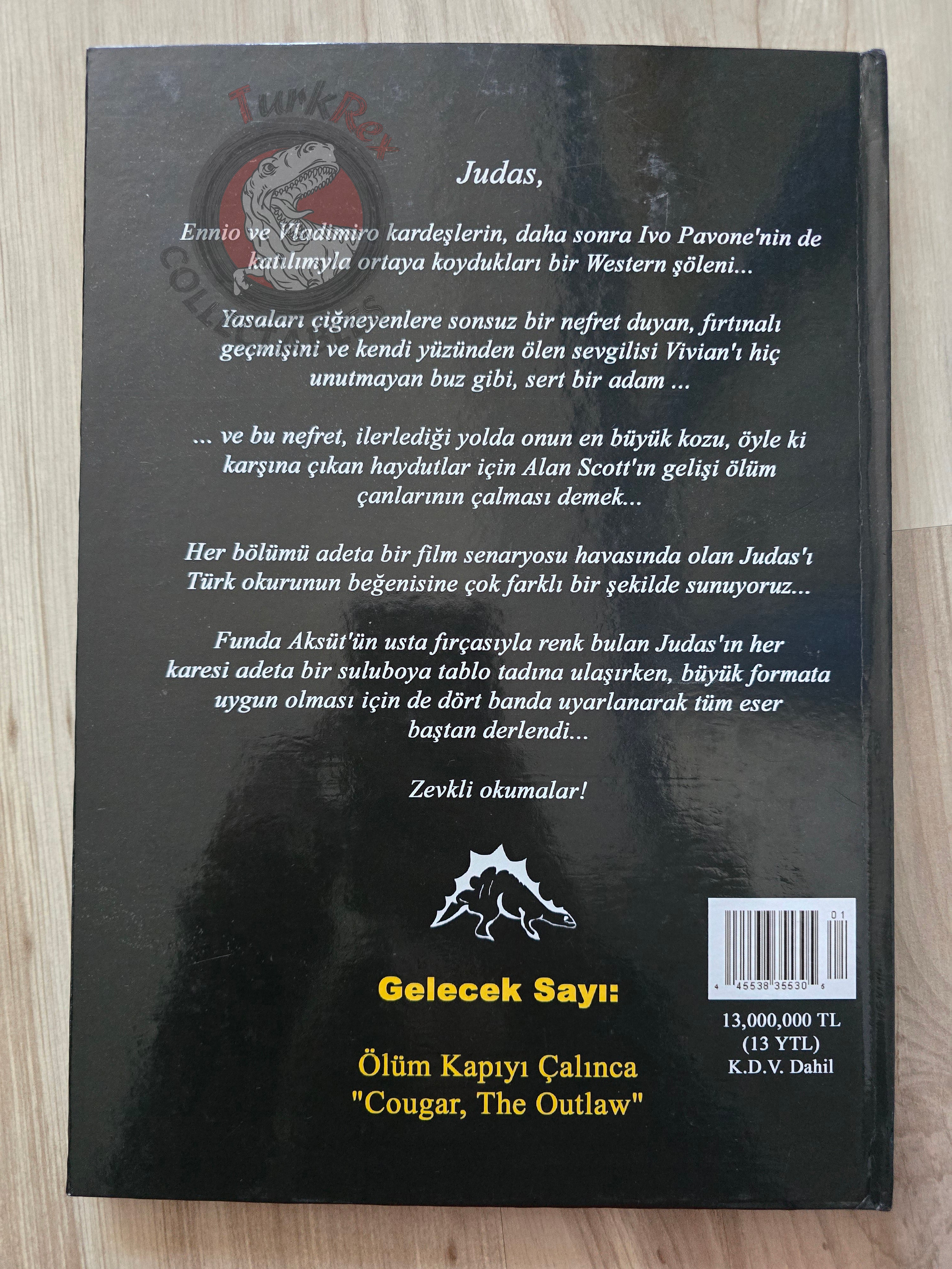Judas #1 Turkish Hardcover Comic Turkey La croce fiammeggiante #4
