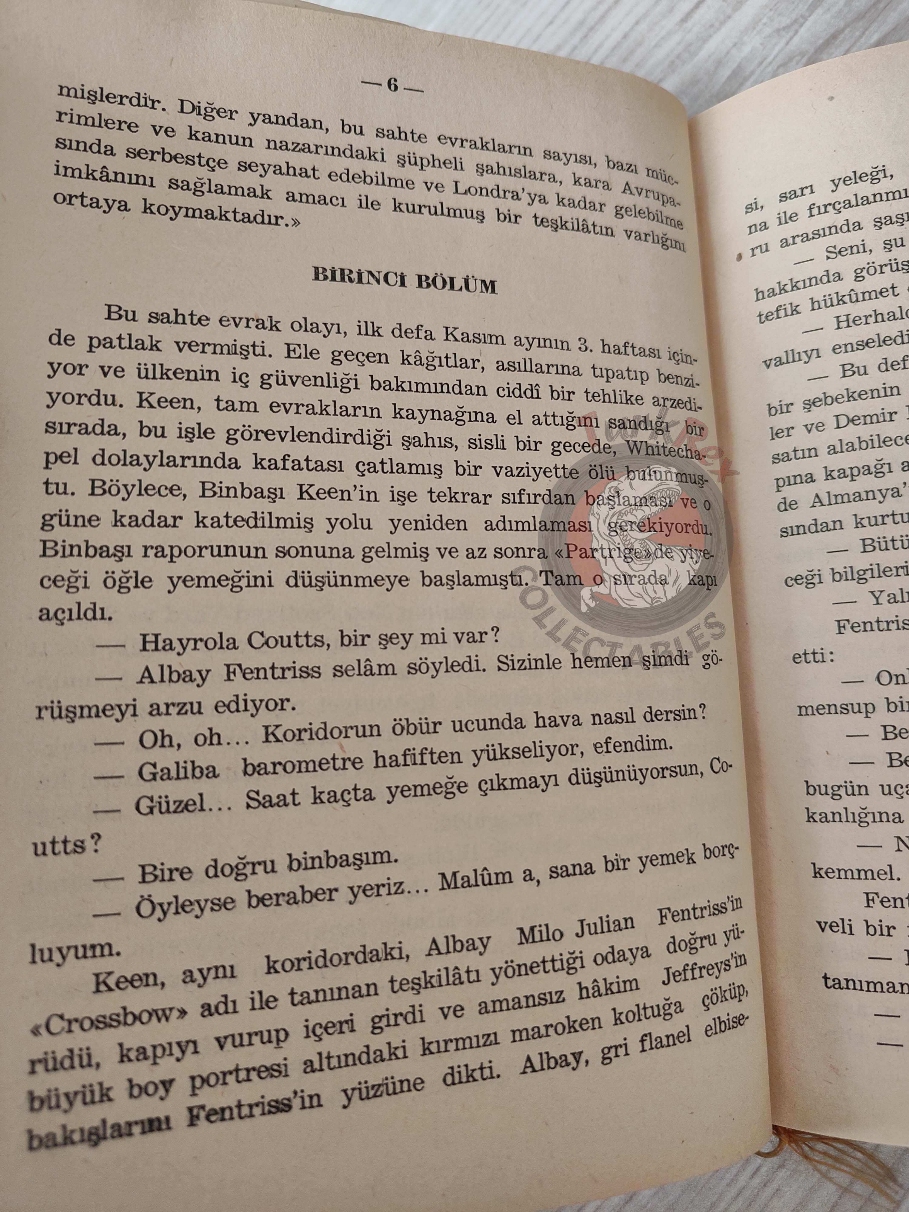 Lindsay Hardy – Dossier on Dumetrius 1965 1st HC/DJ Turkish Book Turkey