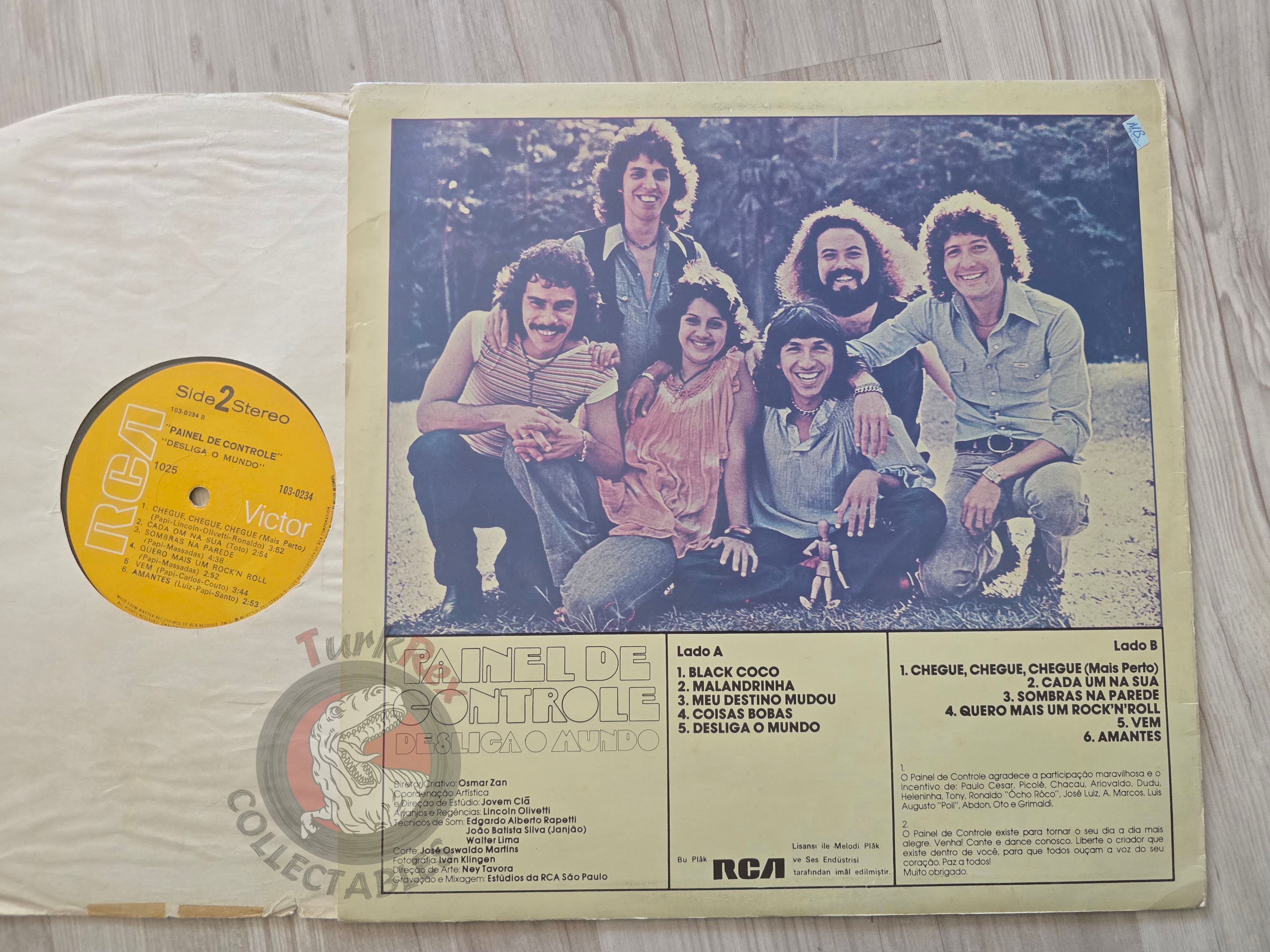 Painel De Controle – Desliga O Mundo Turkish Pressing Vinyl Turkey Edition