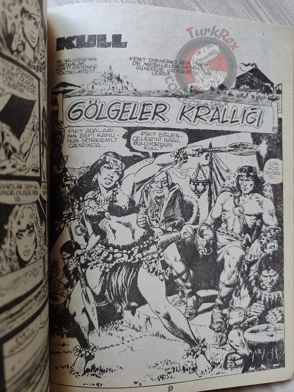 Conan ve Barbarlar #6 1994 Red Sonja & King Kull Turkish Comic Turkey