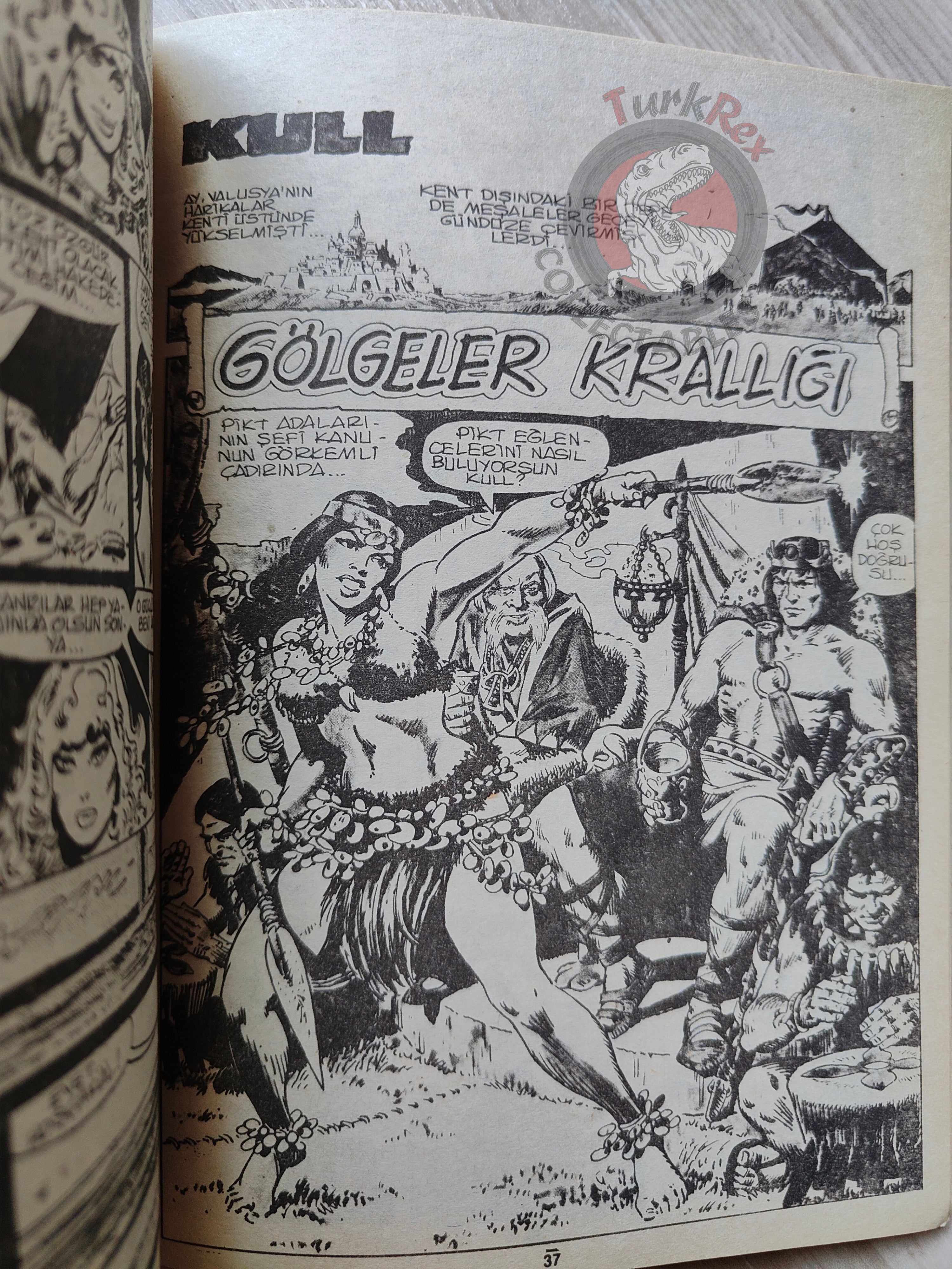 Conan ve Barbarlar #6 1994 Red Sonja & King Kull Turkish Comic Turkey