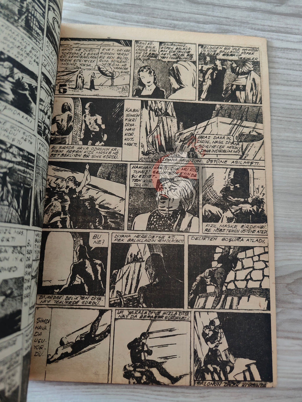 1001 Roman 1943 The Phantom - The Singh Brotherhood Turkish Comic Mag Turkey