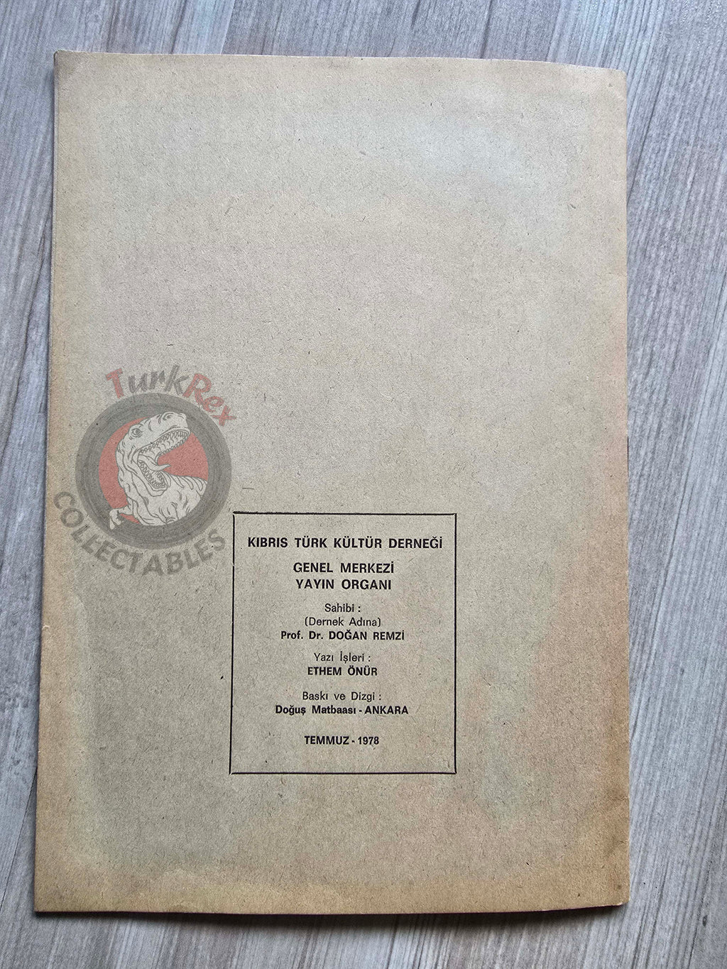 Cyprus Post Special Issue 1978 Turkish Magazine Cypriot Kıbrıs Postası