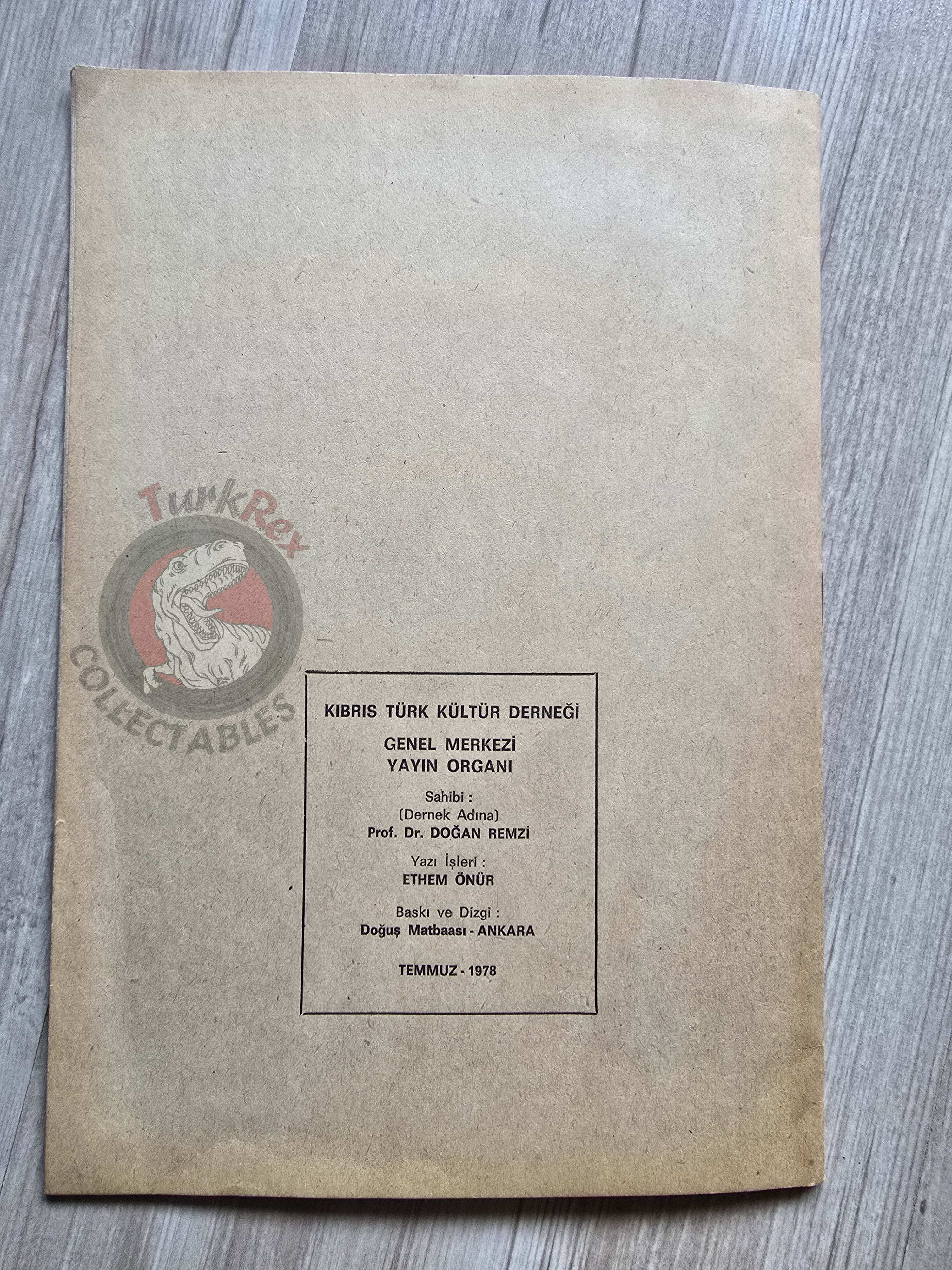 Cyprus Post Special Issue 1978 Turkish Magazine Cypriot Kıbrıs Postası