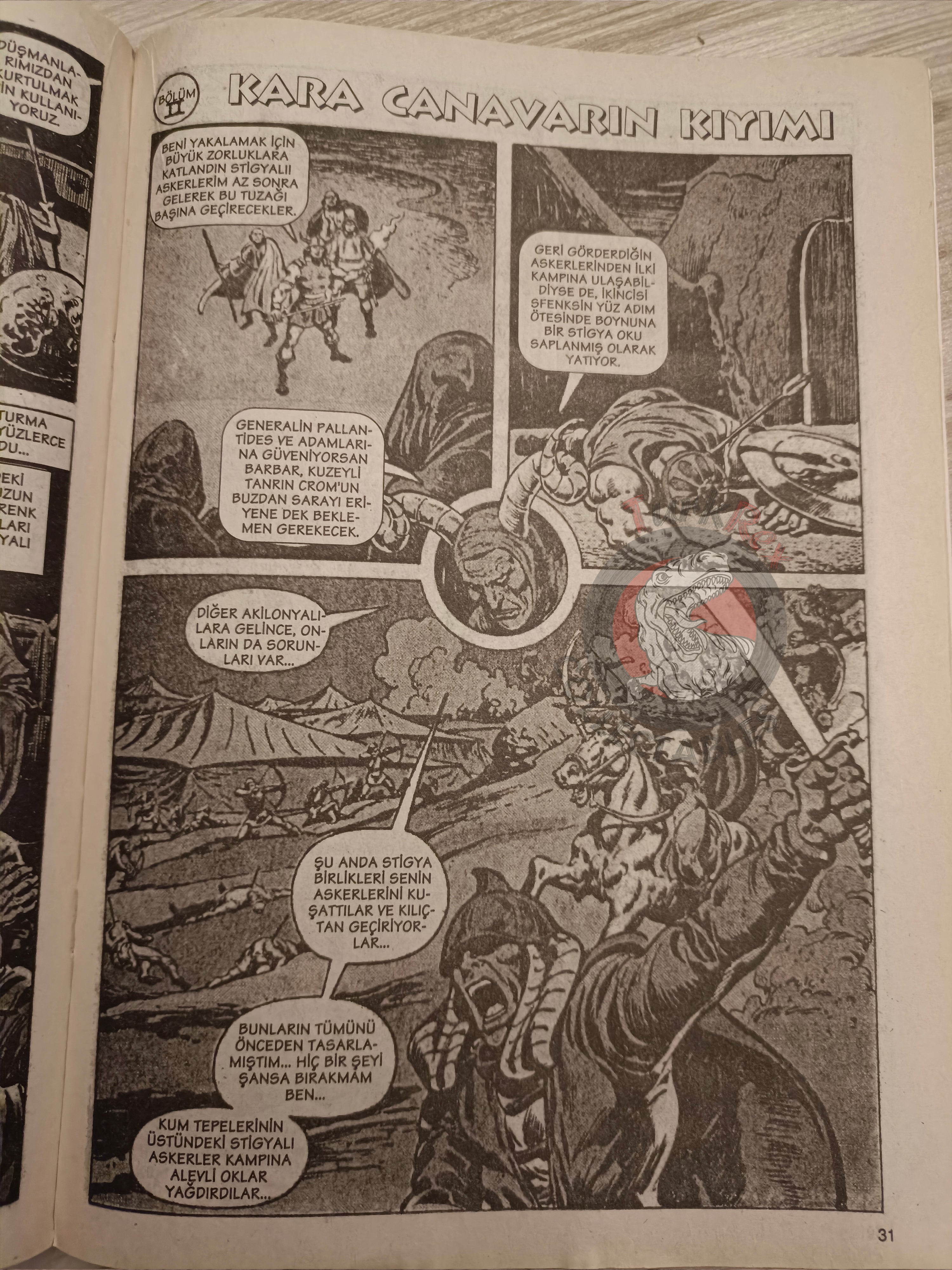 Kral Conan #17 King Conan #1 #2 #3 Turkish Comic Turkey SSOC #50