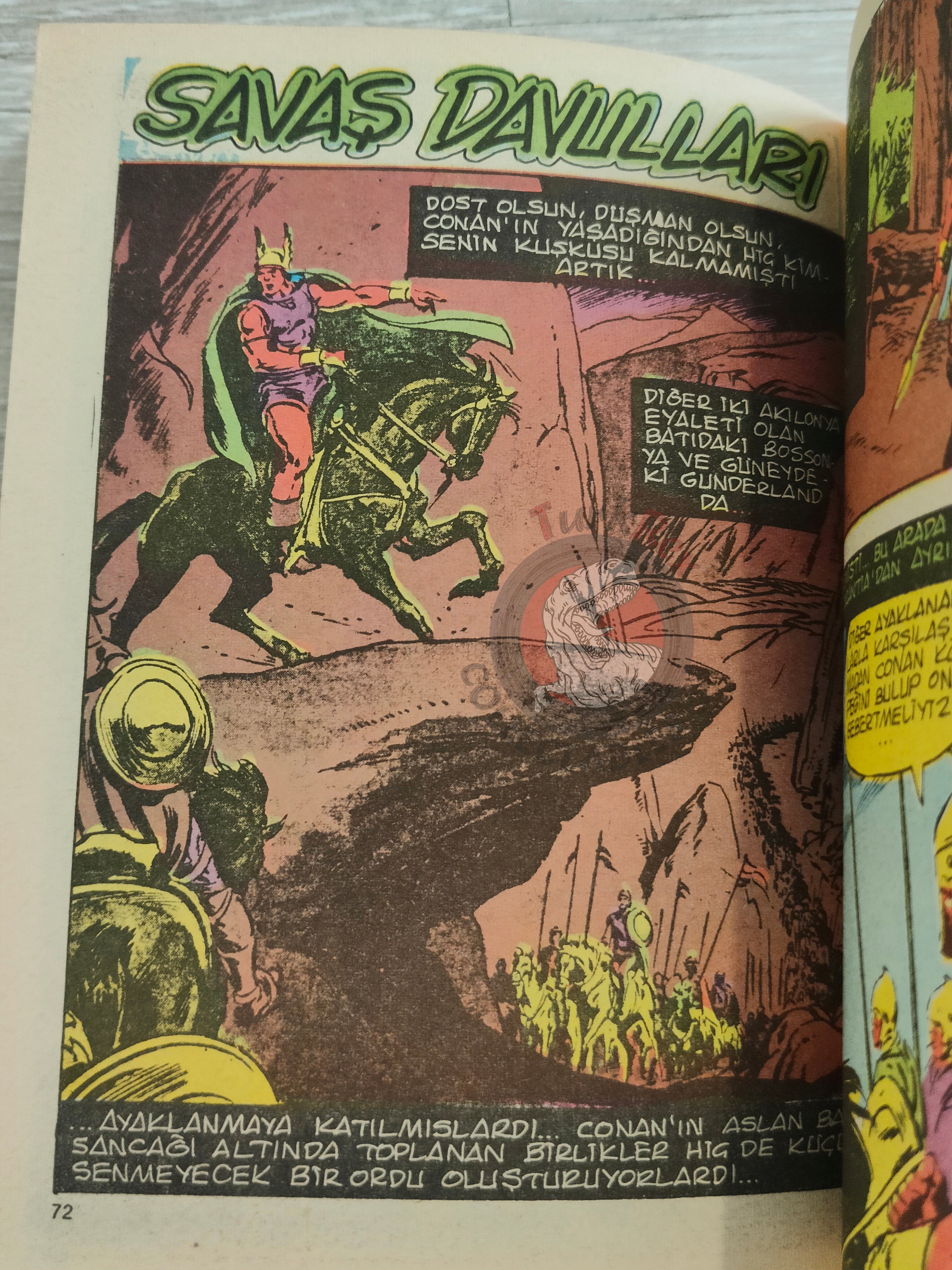 Conan Renkli #2 Turkish Comic Turkey CTB #116 The Savage Sword of Conan #27