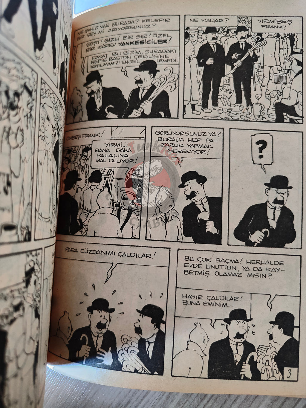 Tintin – The Secret of the Unicorn mid 1980s Turkish Edition Comic Turkey 2