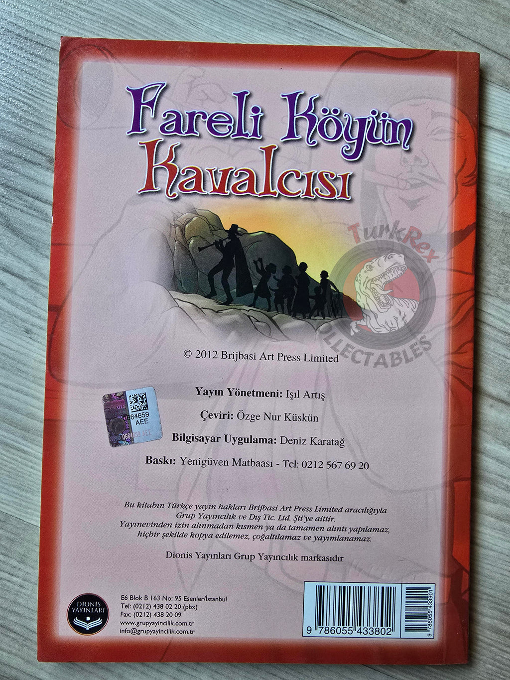 Grimm Brothers – Pied Piper of Hamelin 2012 Turkish Book Turkey Illustrated
