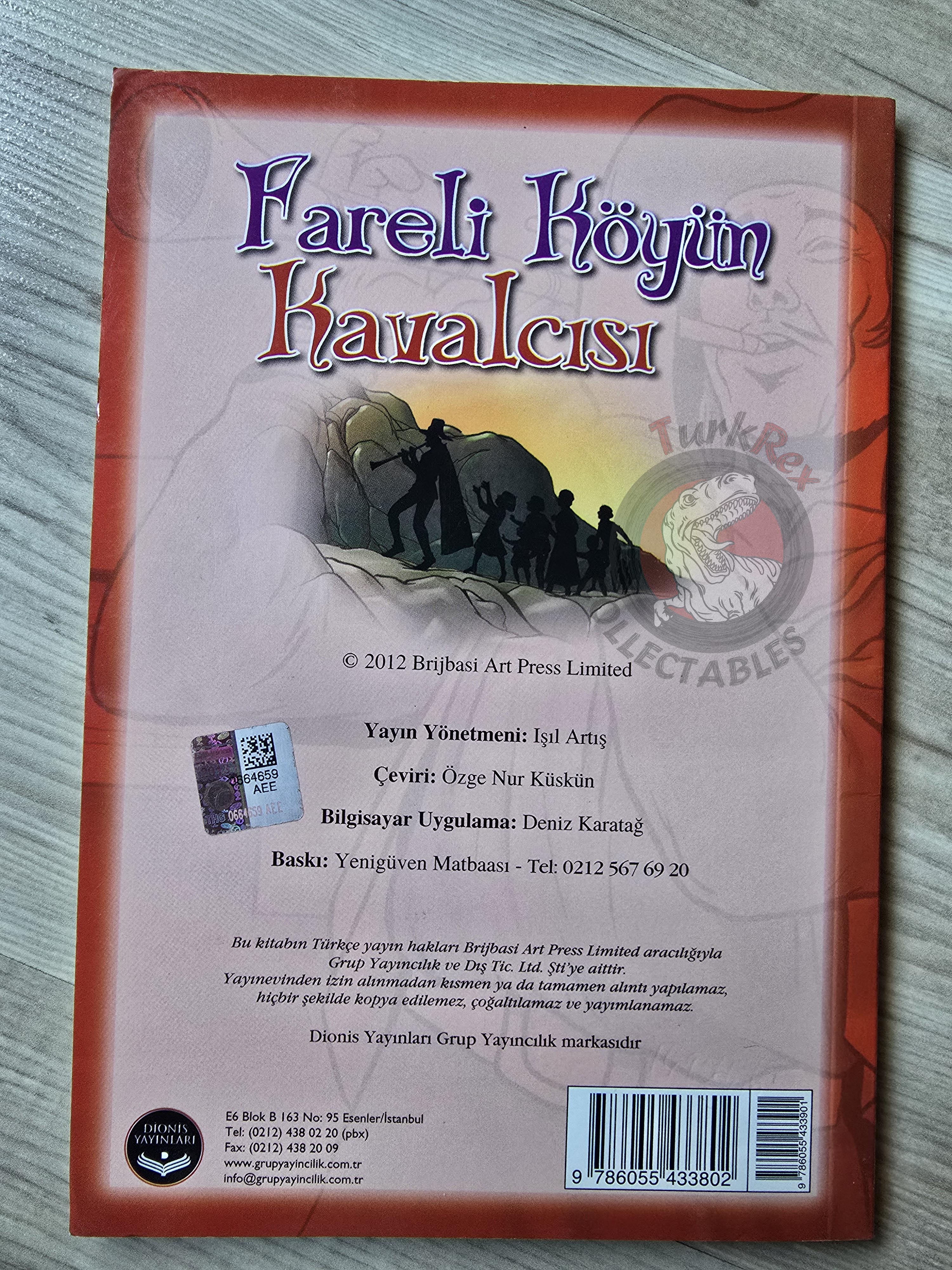 Grimm Brothers – Pied Piper of Hamelin 2012 Turkish Book Turkey Illustrated