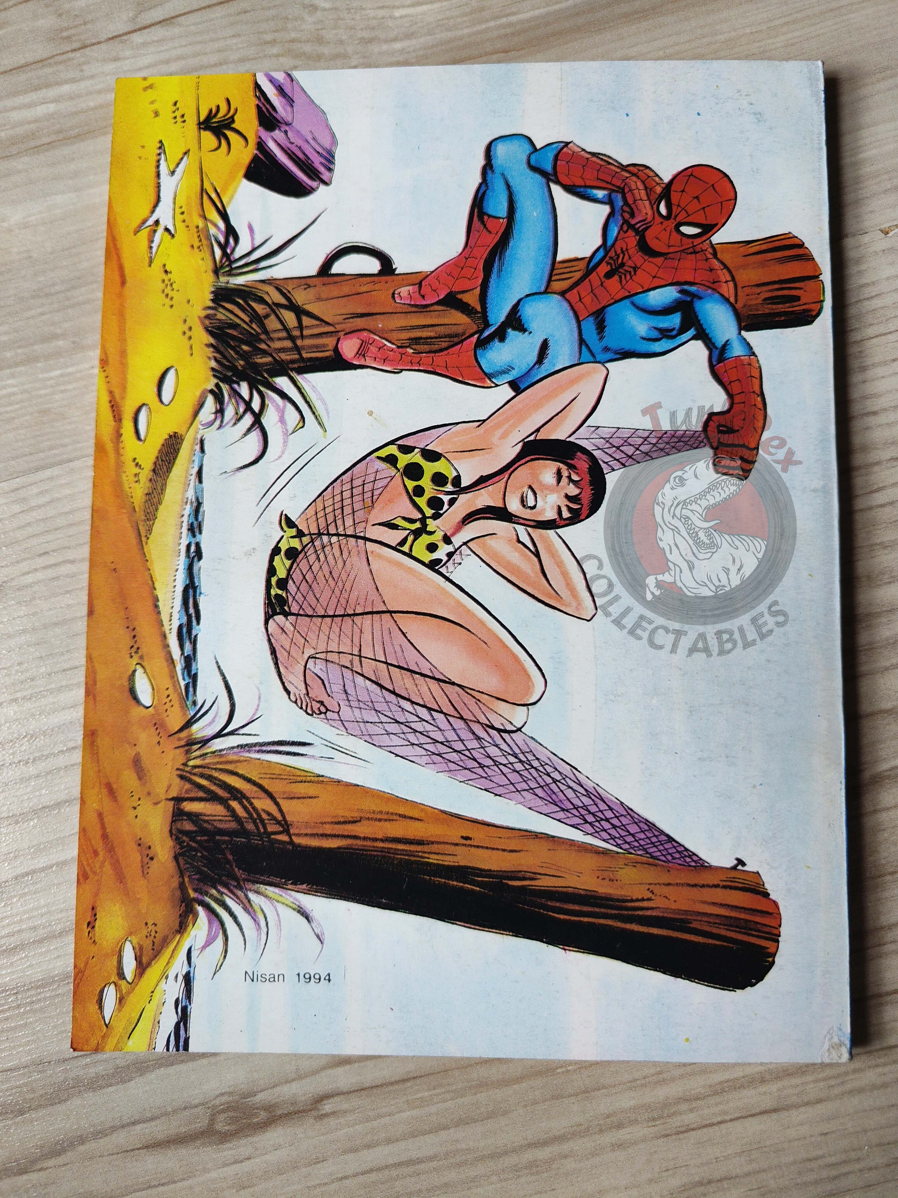 Spider-Man #165 1994 Turkish Comic Turkey Web Of #91 #92 Spectacular #51 Marvel Team Up #106