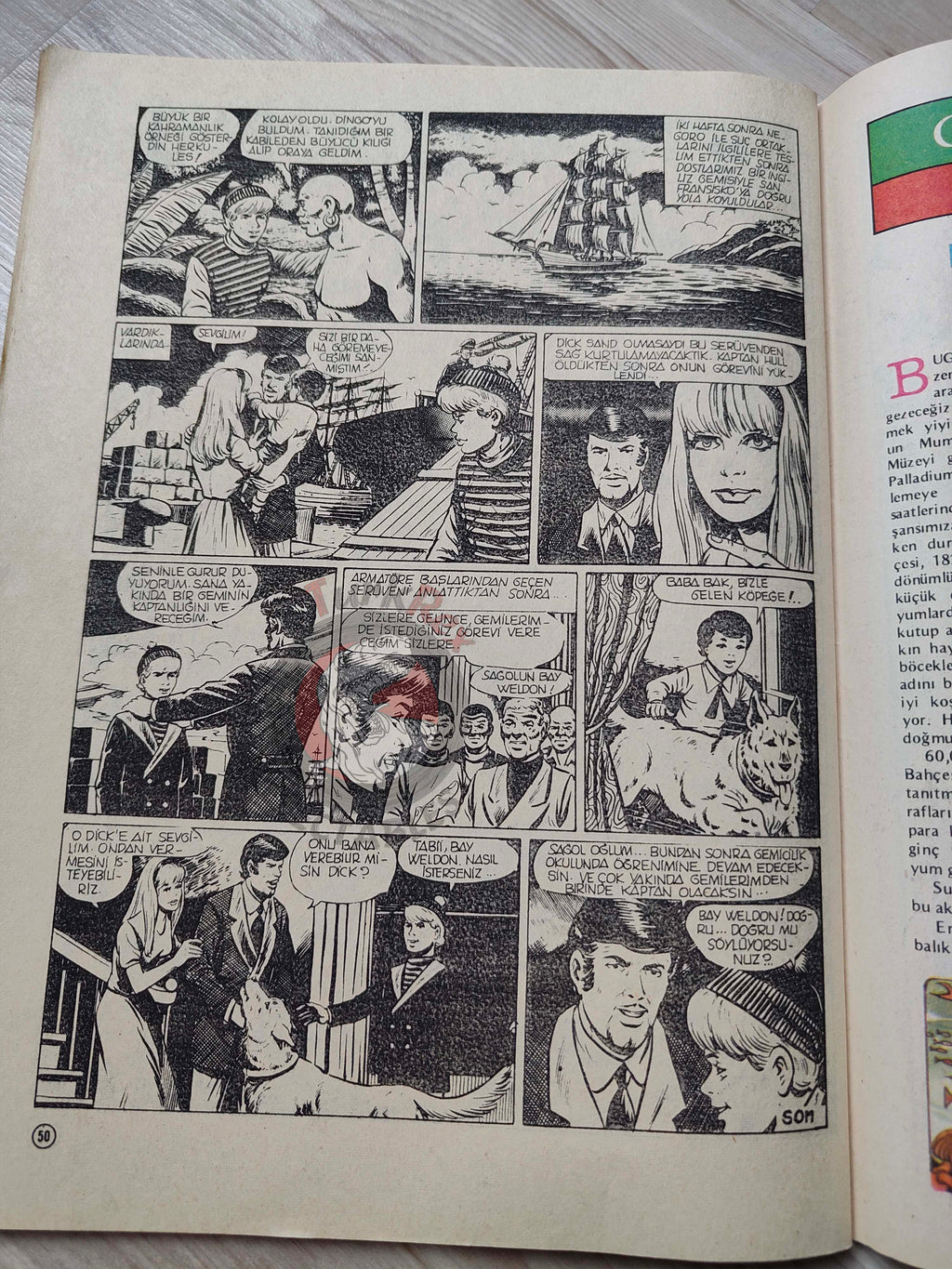 Milliyet Çocuk #15 1979 Turkish Comic Turkey Joyas Literarias Juveniles #101 Jules Verne