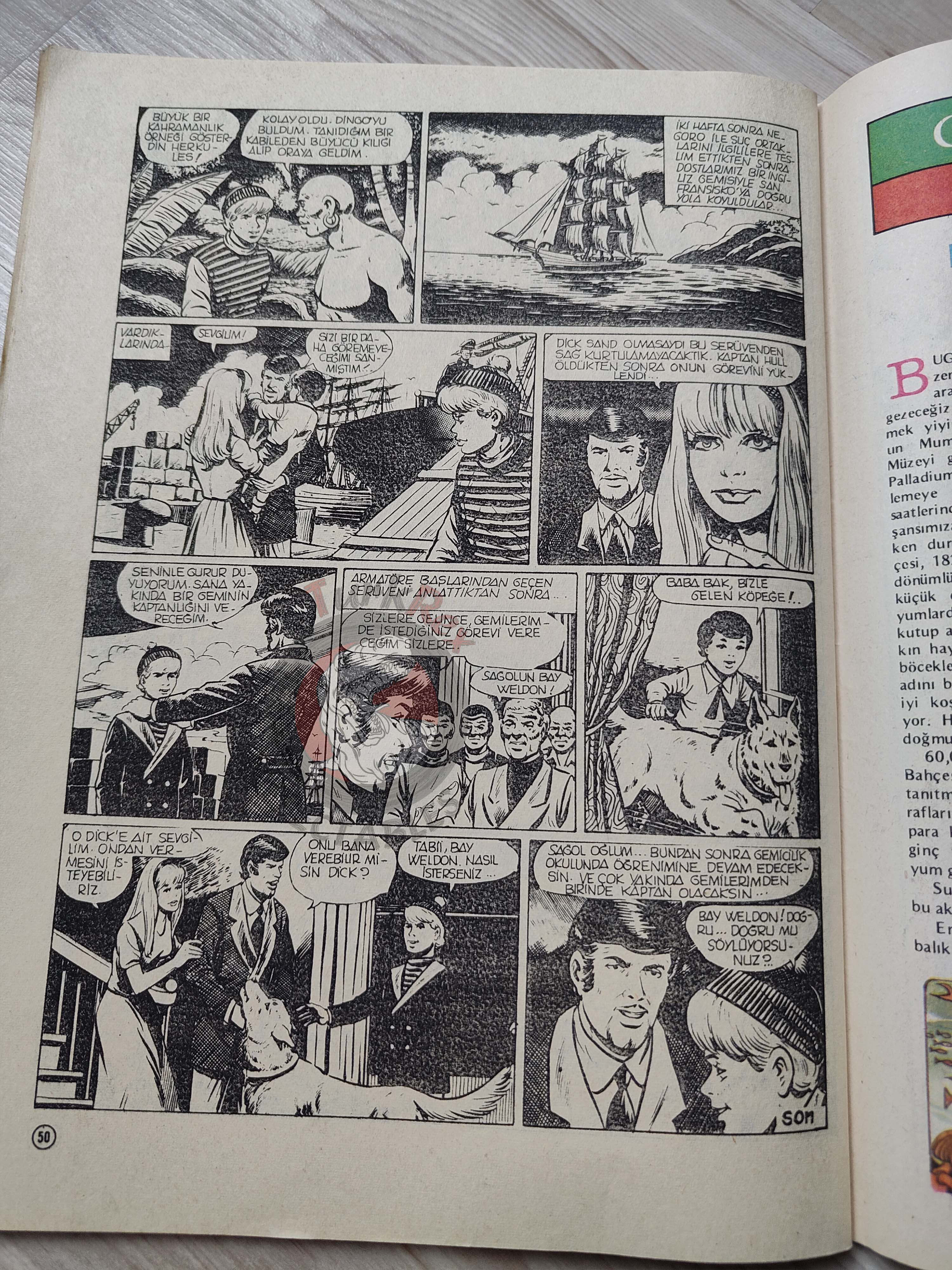 Milliyet Çocuk #15 1979 Turkish Comic Turkey Joyas Literarias Juveniles #101 Jules Verne