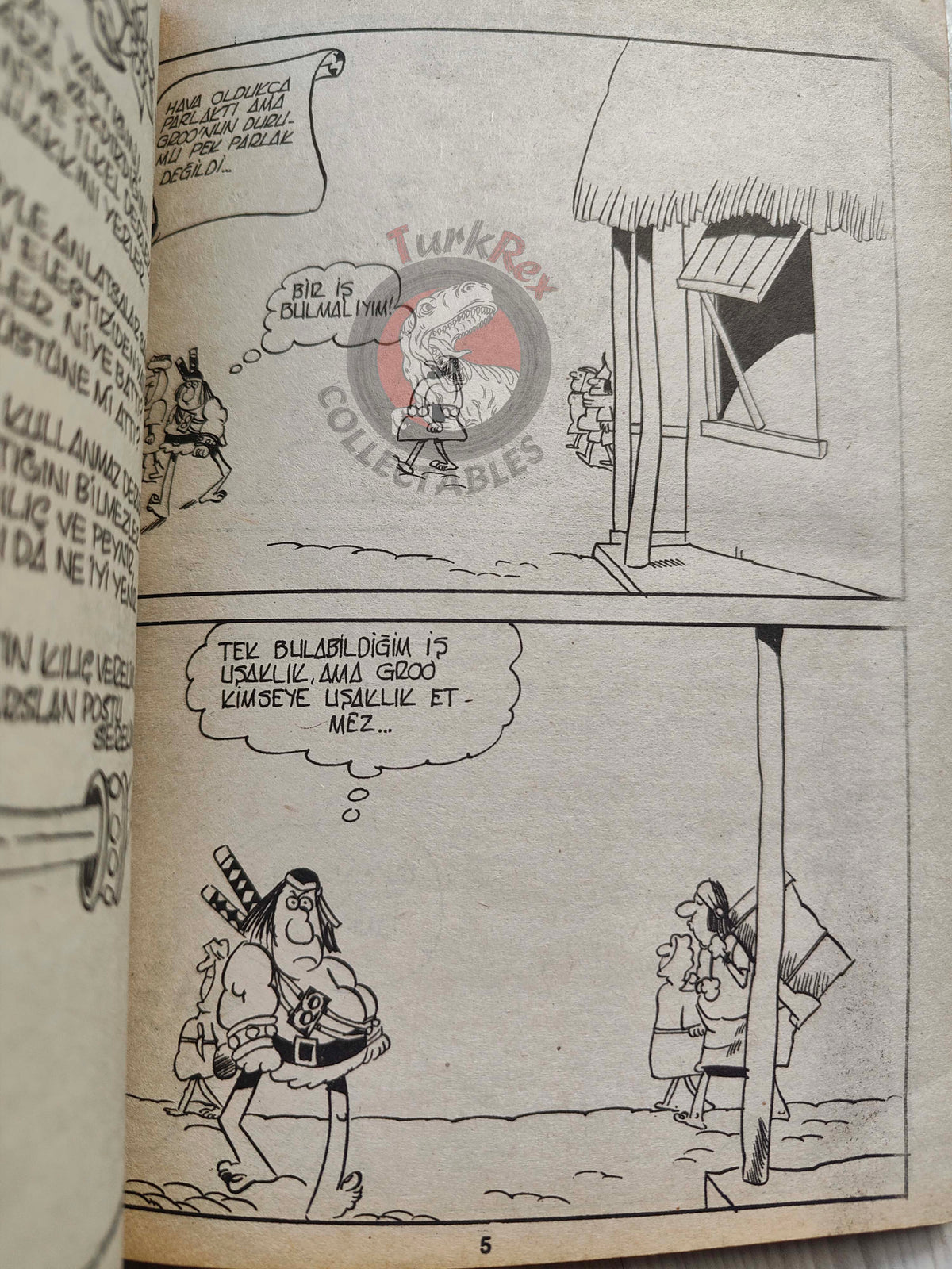 Groo the Wanderer Summer Special Issue 1989 Turkish Comic Turkey Rambo